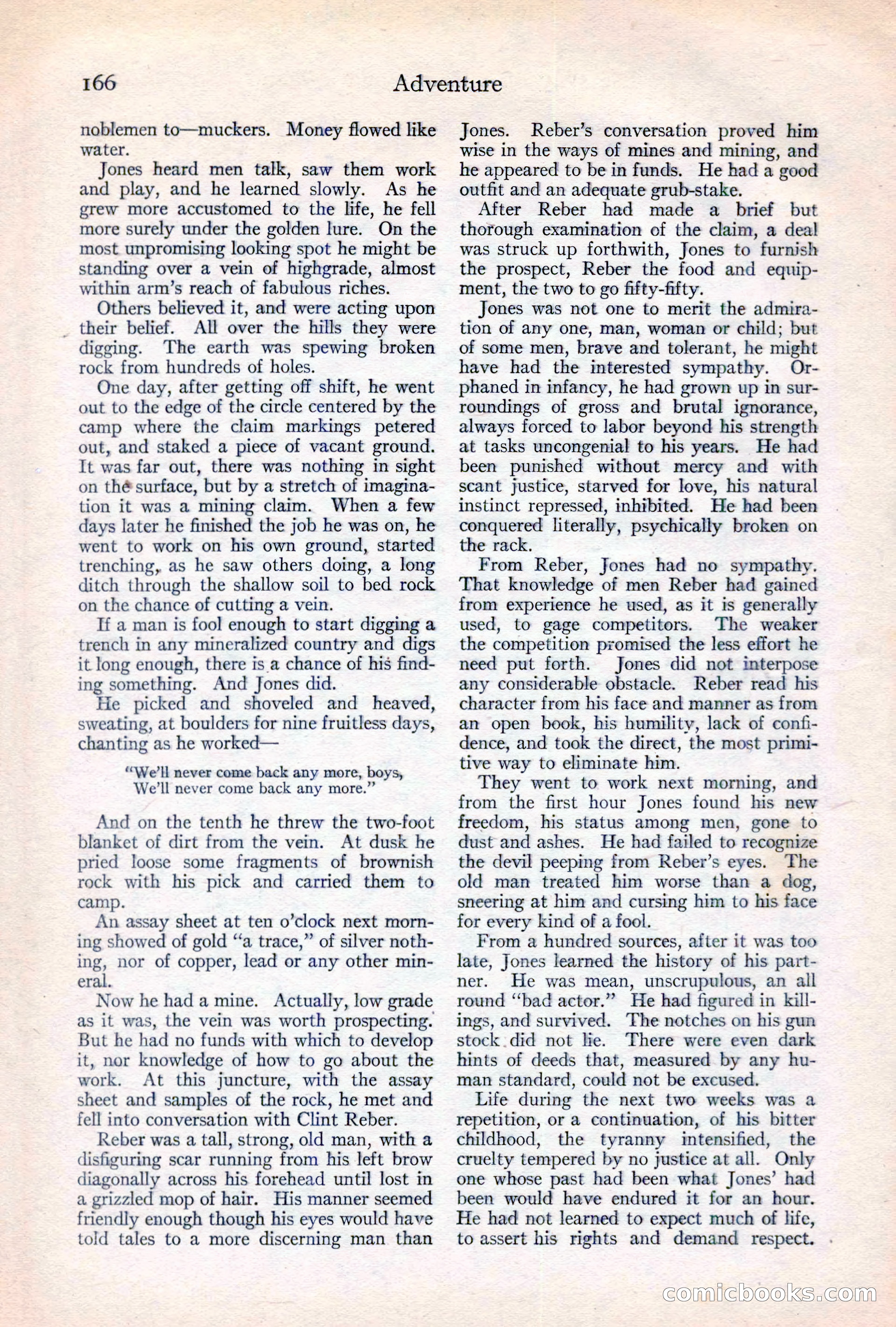 Adventure Magazine Cover — page 168 of 196
