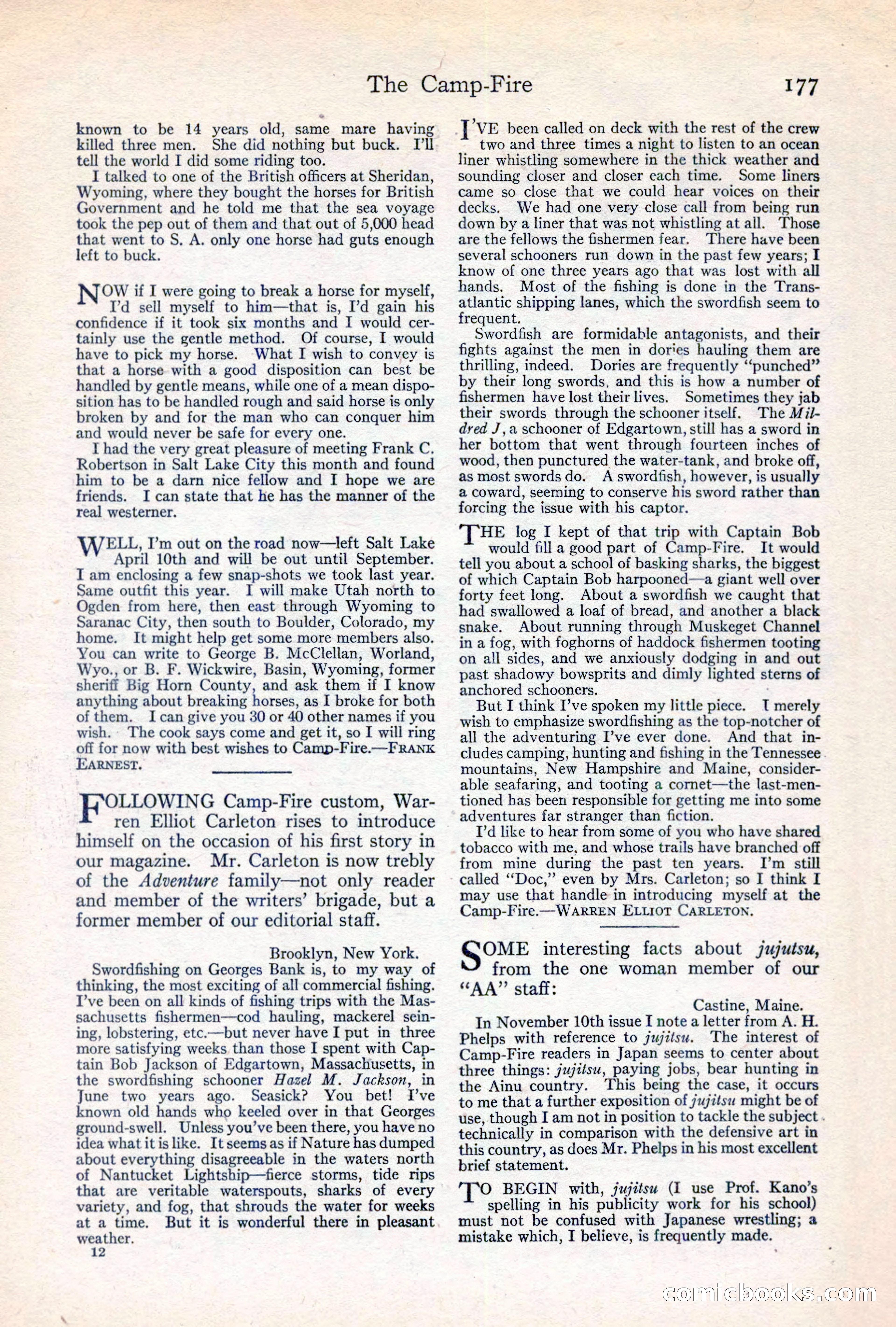 Adventure Magazine Cover — page 179 of 196