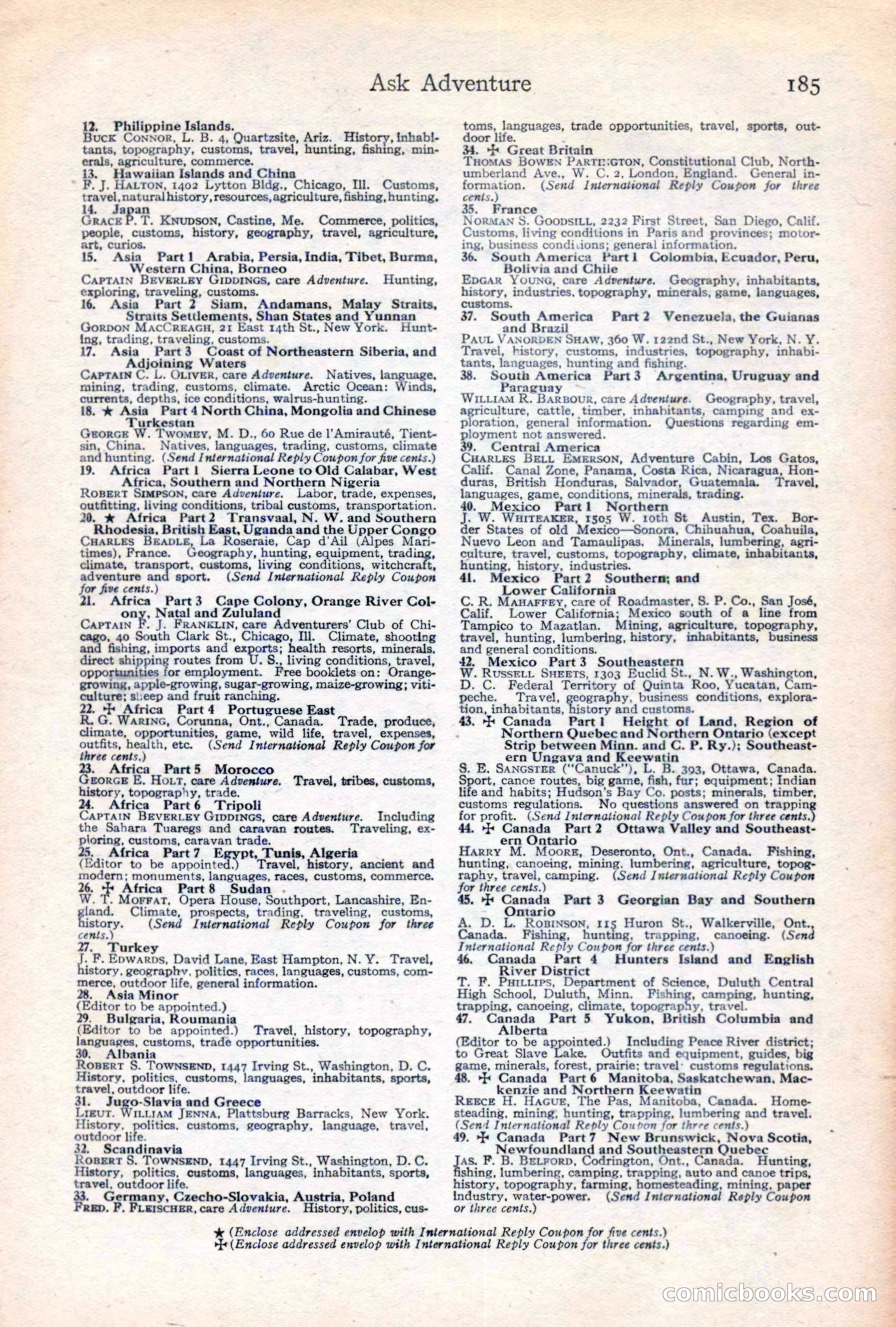 Adventure Magazine Cover — page 187 of 196