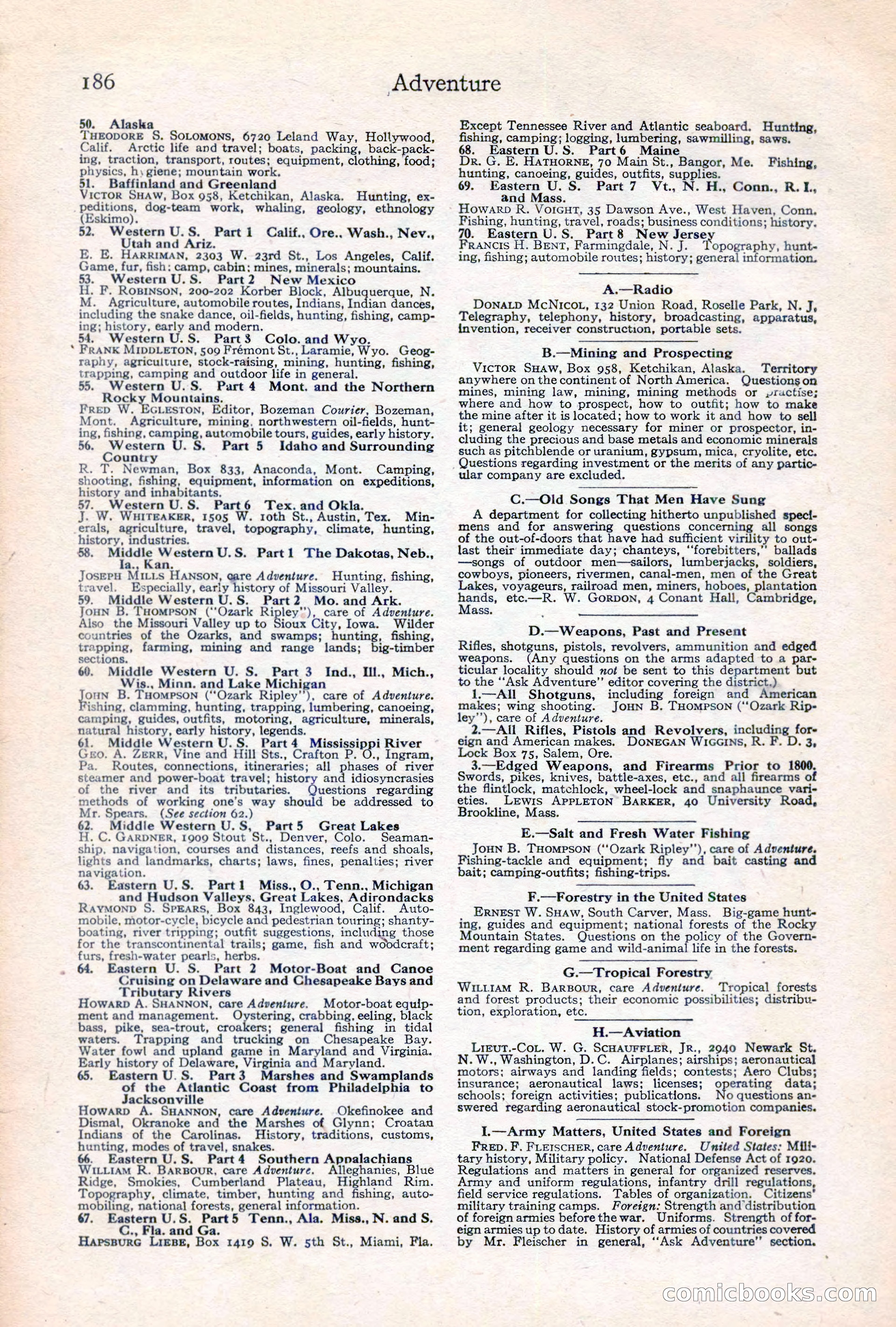 Adventure Magazine Cover — page 188 of 196