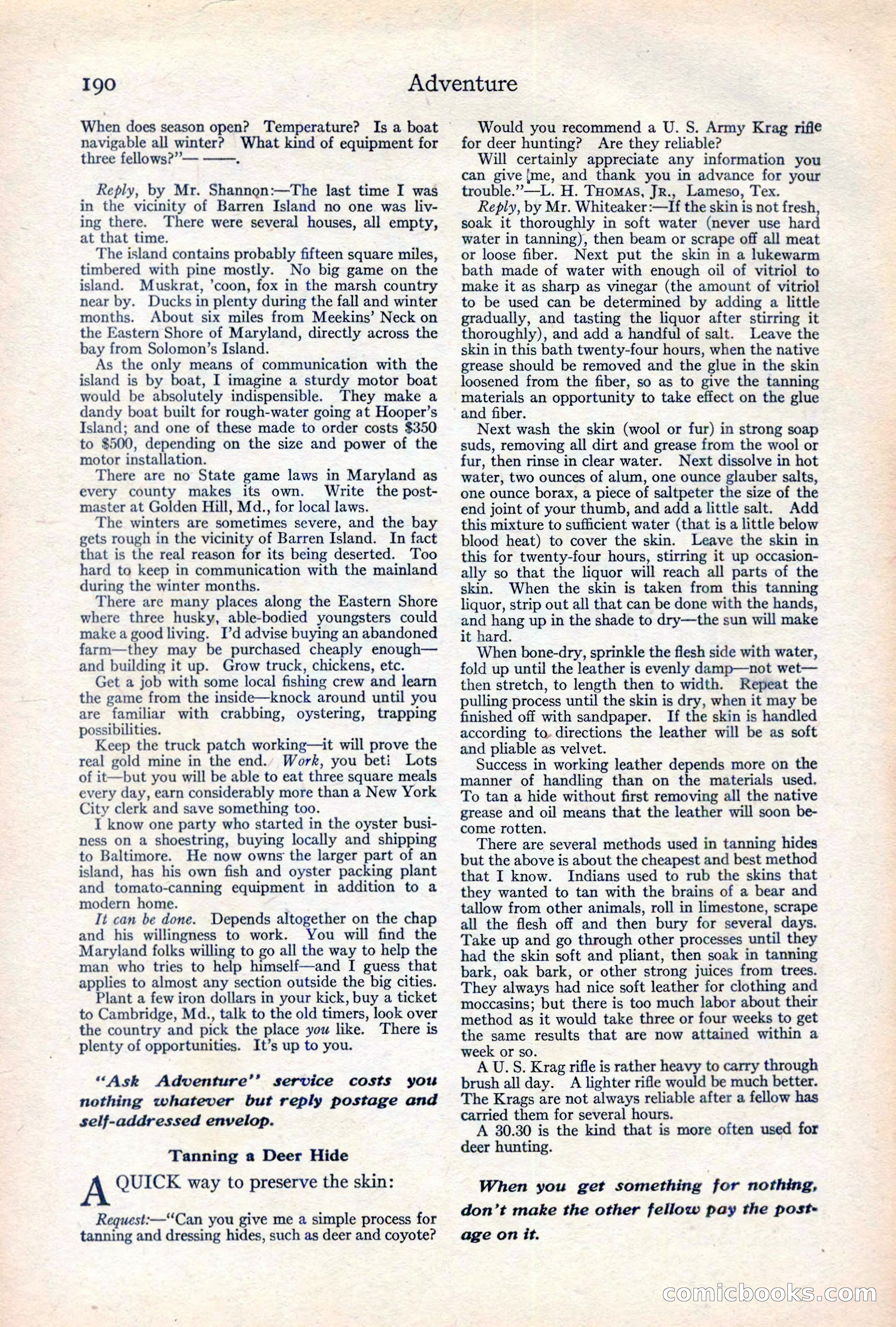 Adventure Magazine Cover — page 192 of 196
