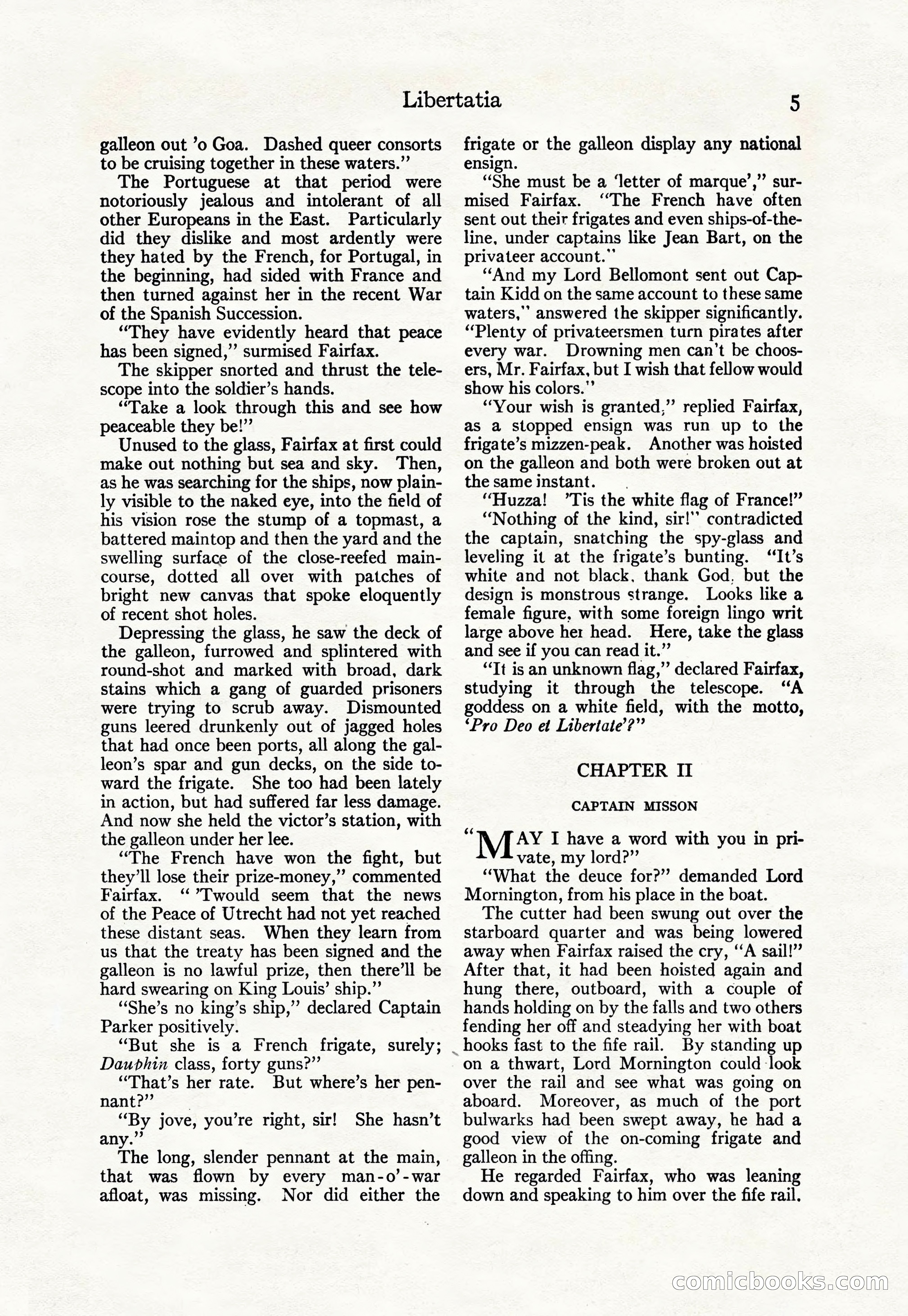 Adventure Magazine Cover, April 30, 1925 — page 15 of 204