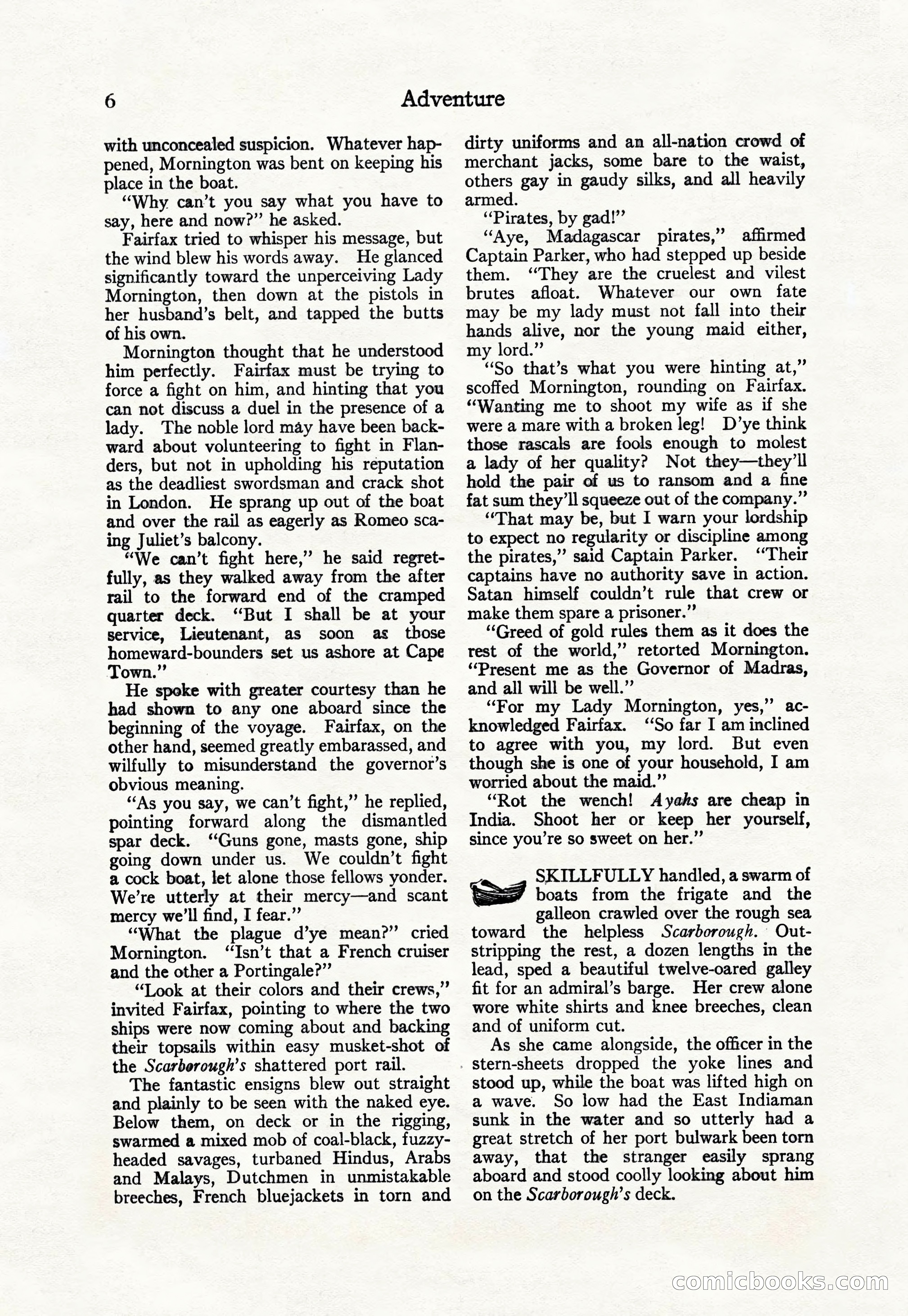 Adventure Magazine Cover, April 30, 1925 — page 16 of 204
