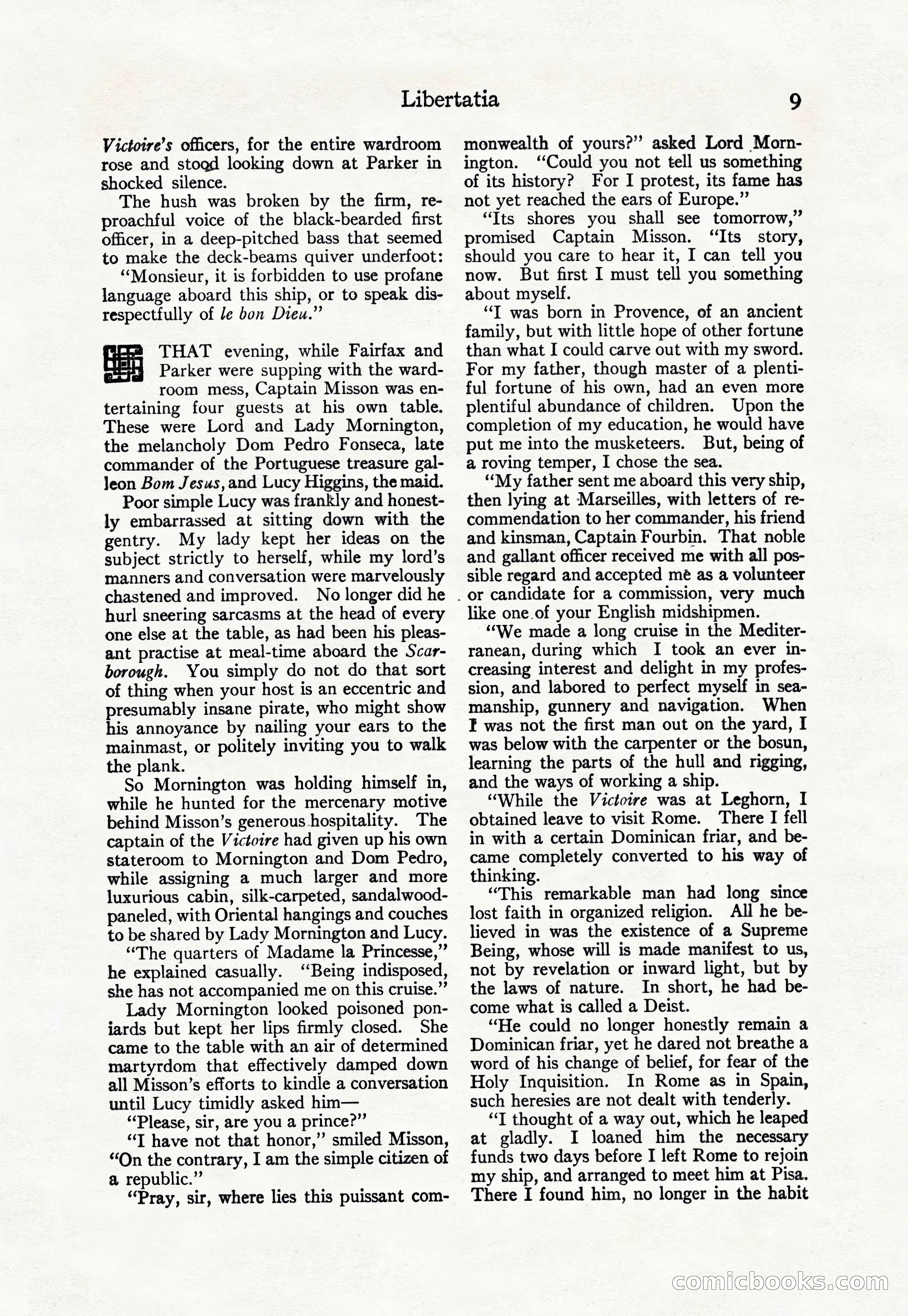 Adventure Magazine Cover, April 30, 1925 — page 19 of 204