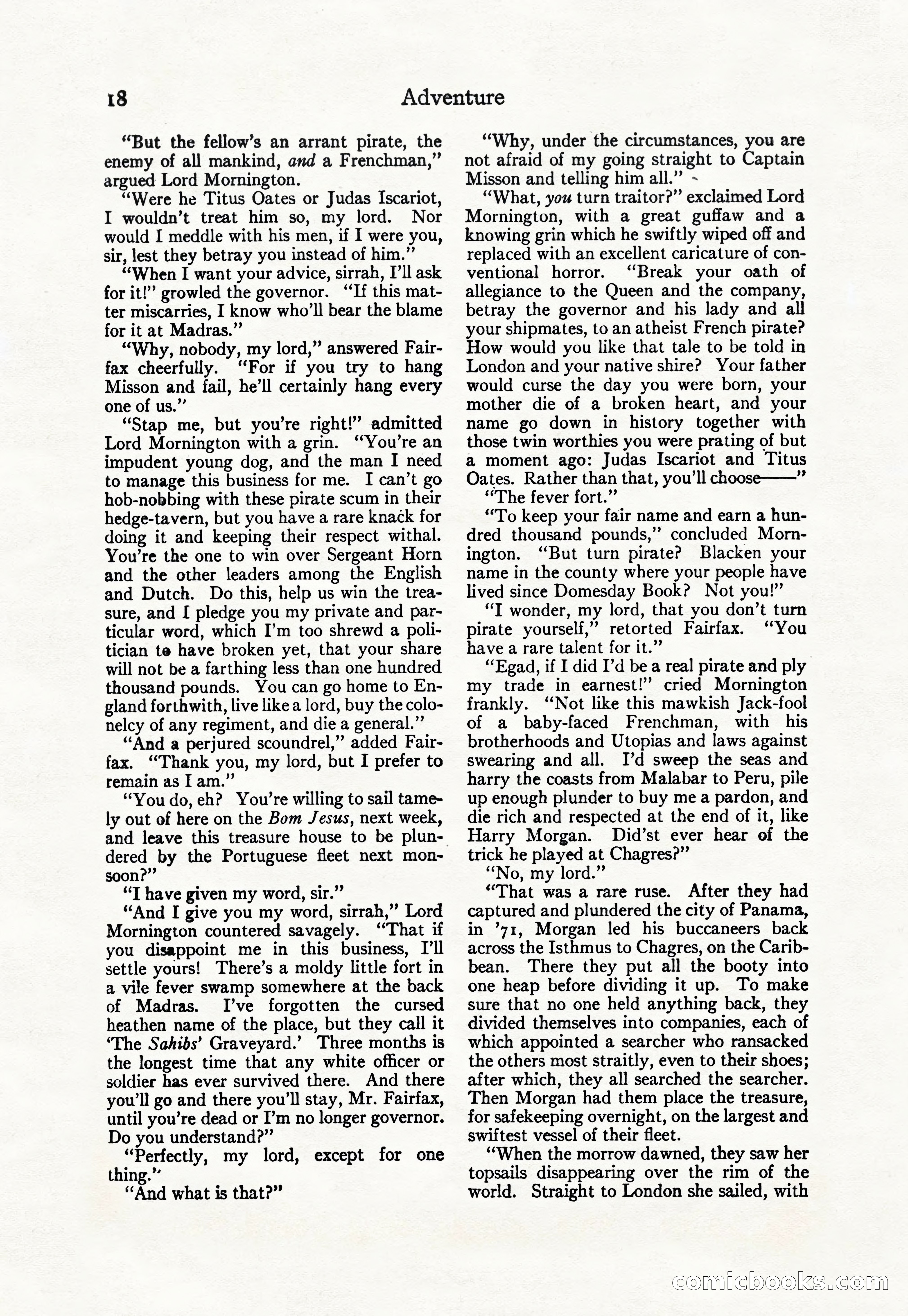 Adventure Magazine Cover, April 30, 1925 — page 28 of 204