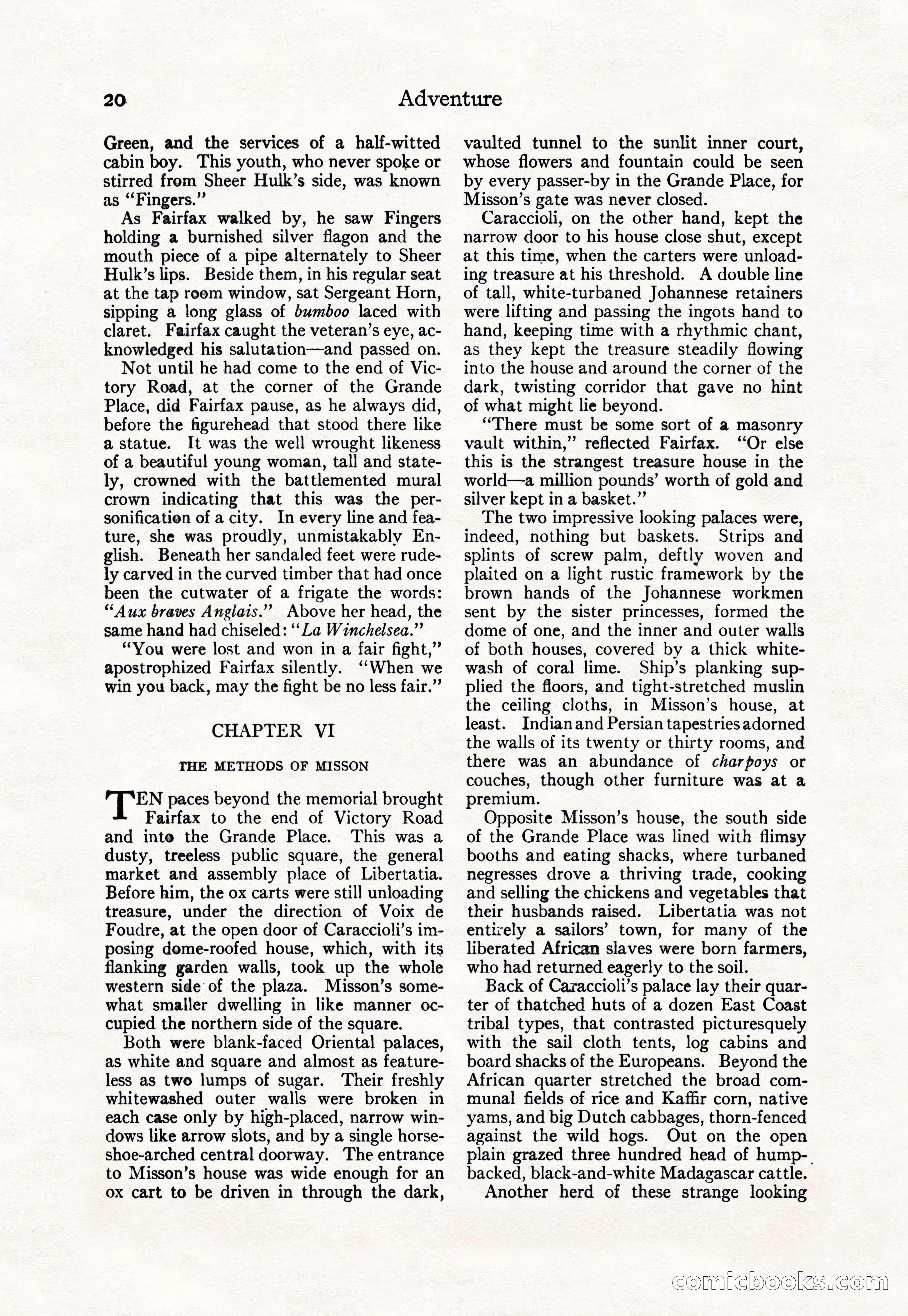 Adventure Magazine Cover, April 30, 1925 — page 30 of 204
