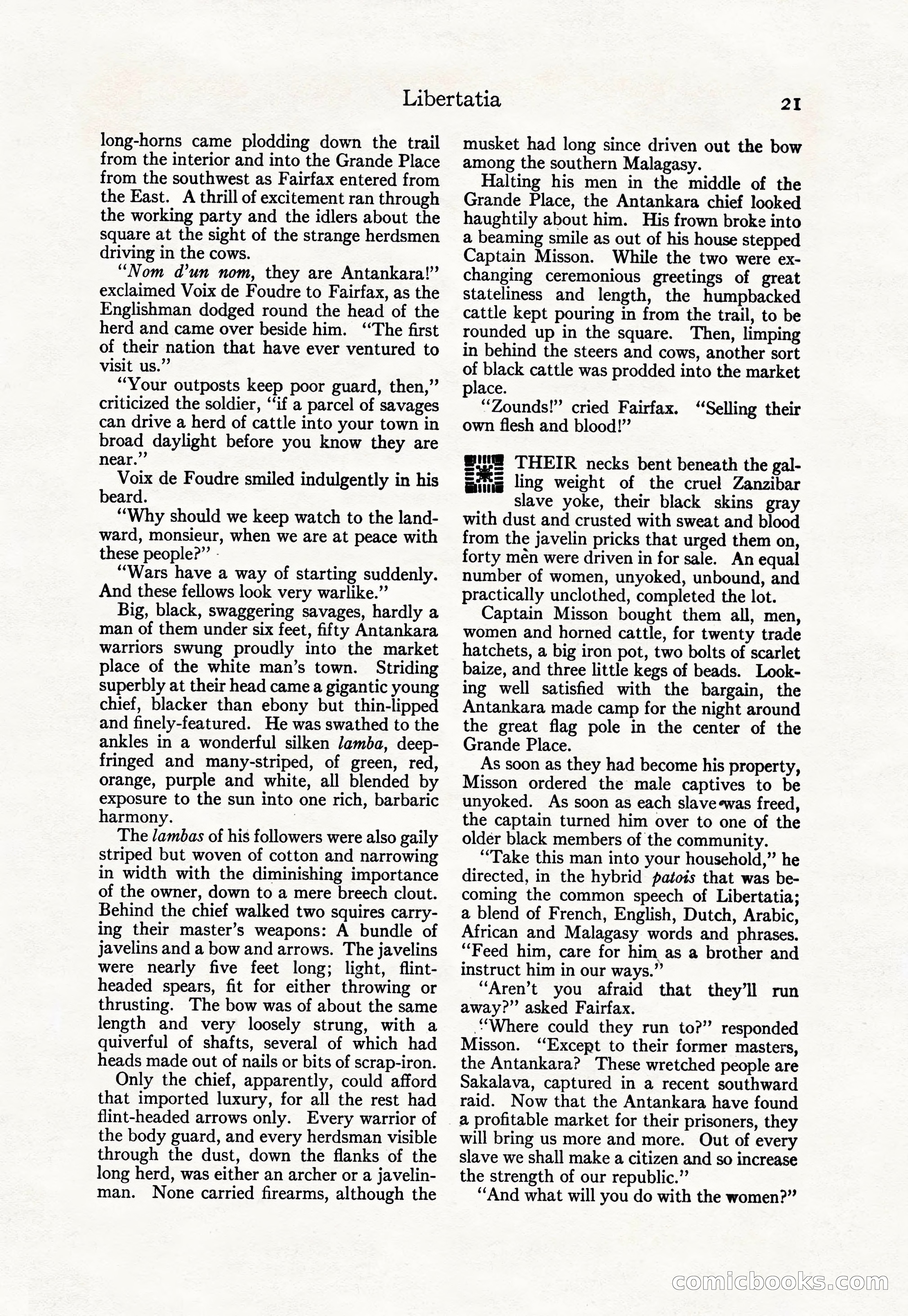 Adventure Magazine Cover, April 30, 1925 — page 31 of 204