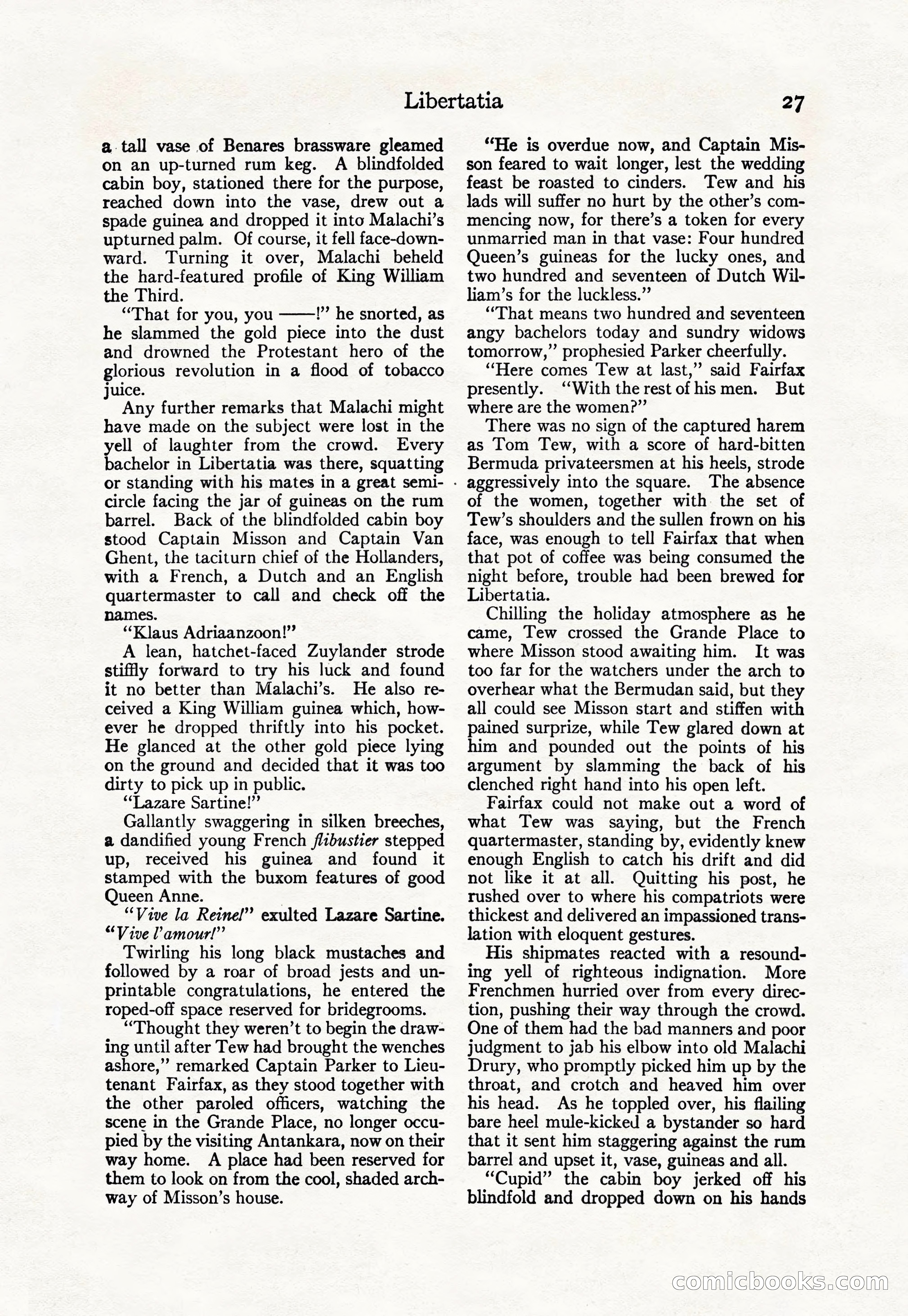 Adventure Magazine Cover, April 30, 1925 — page 37 of 204