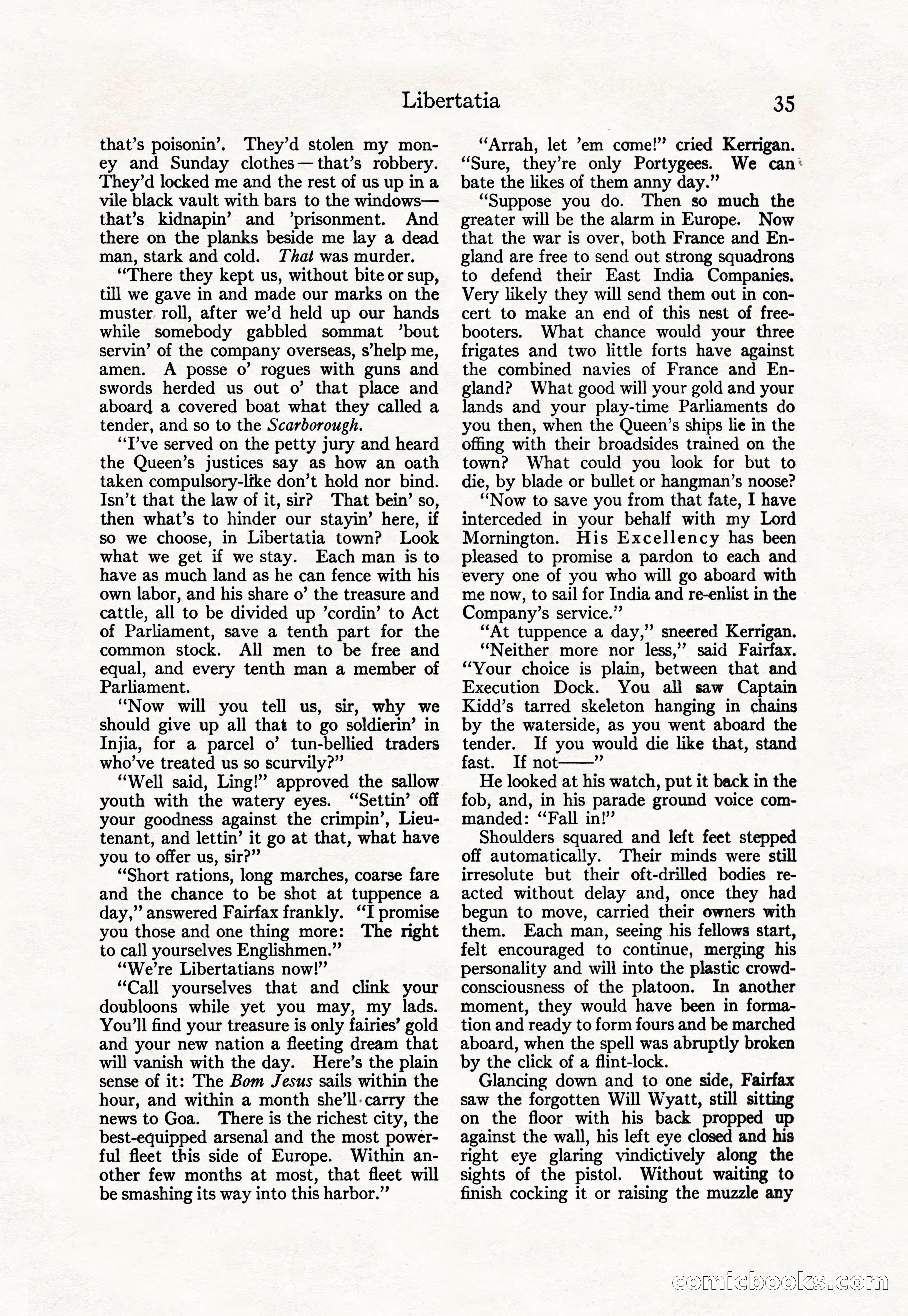 Adventure Magazine Cover, April 30, 1925 — page 45 of 204
