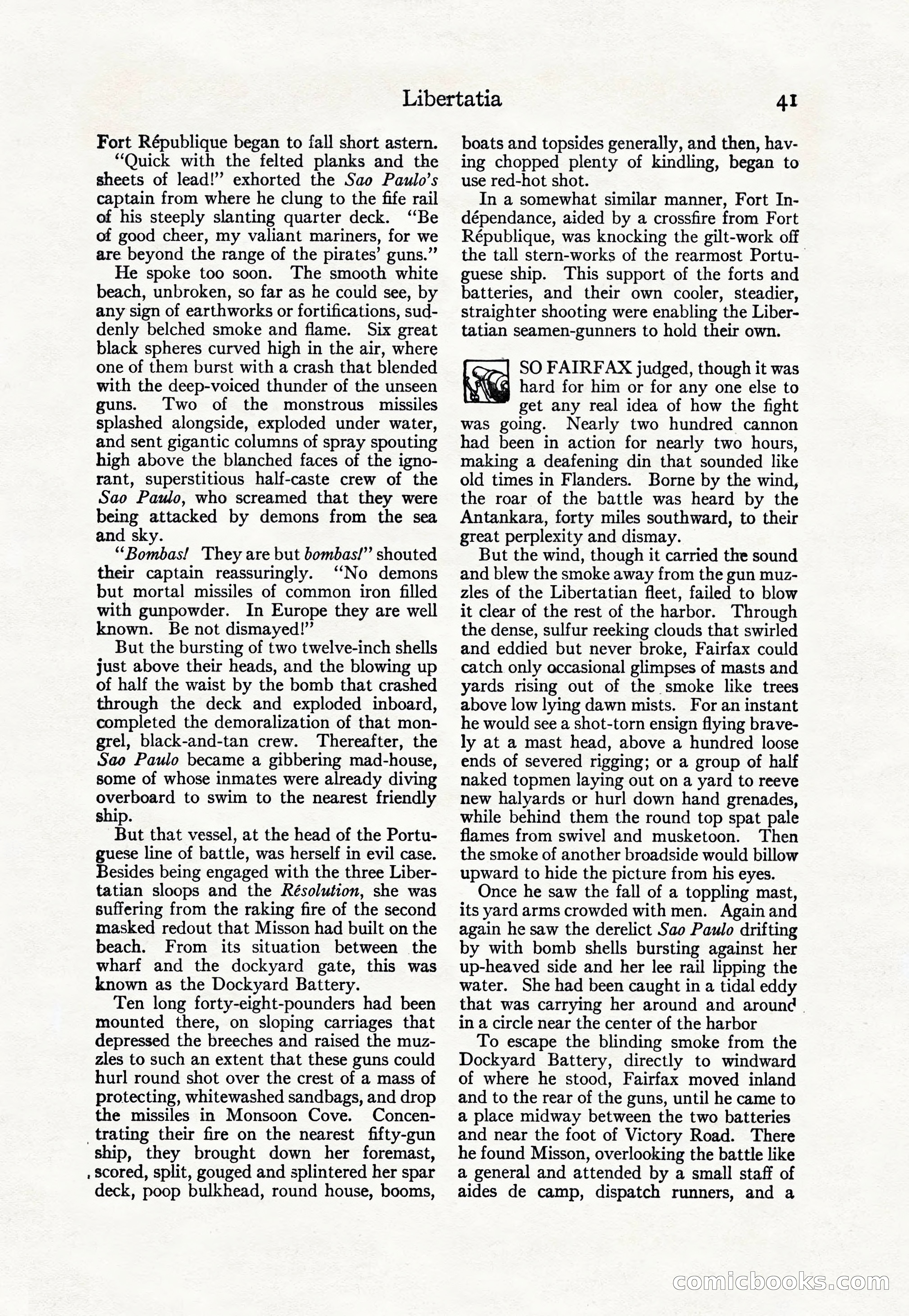 Adventure Magazine Cover, April 30, 1925 — page 51 of 204