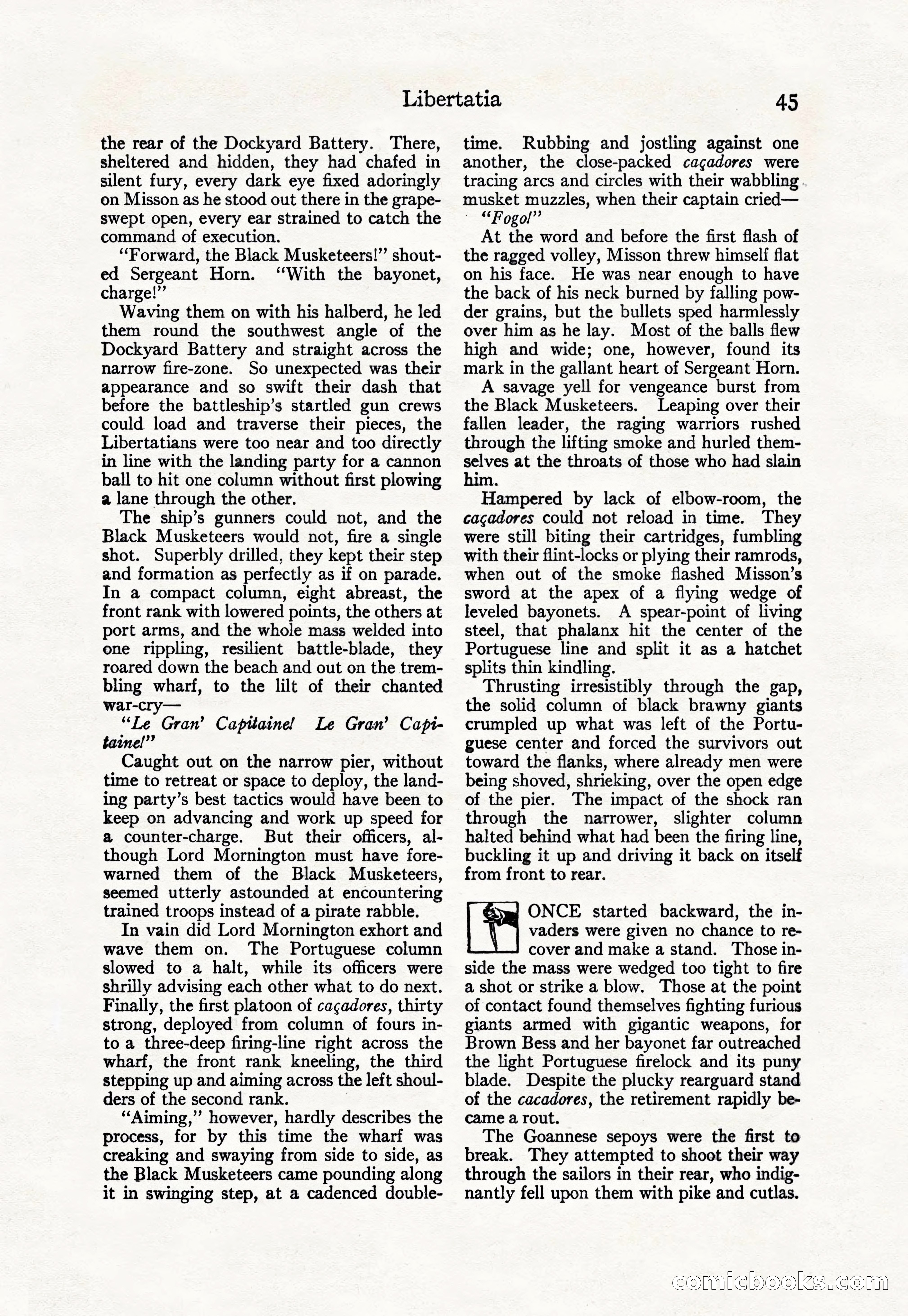 Adventure Magazine Cover, April 30, 1925 — page 55 of 204