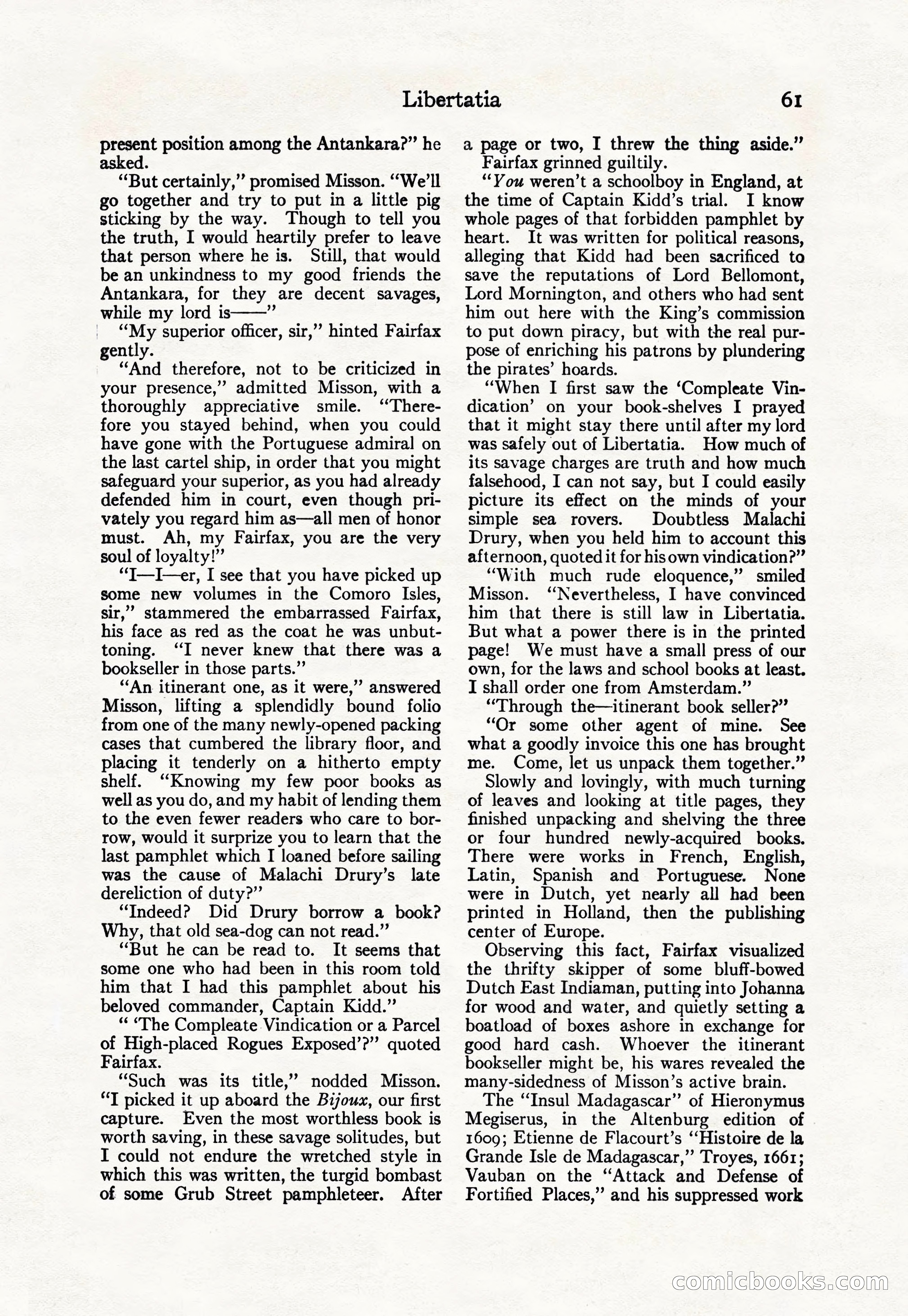 Adventure Magazine Cover, April 30, 1925 — page 71 of 204
