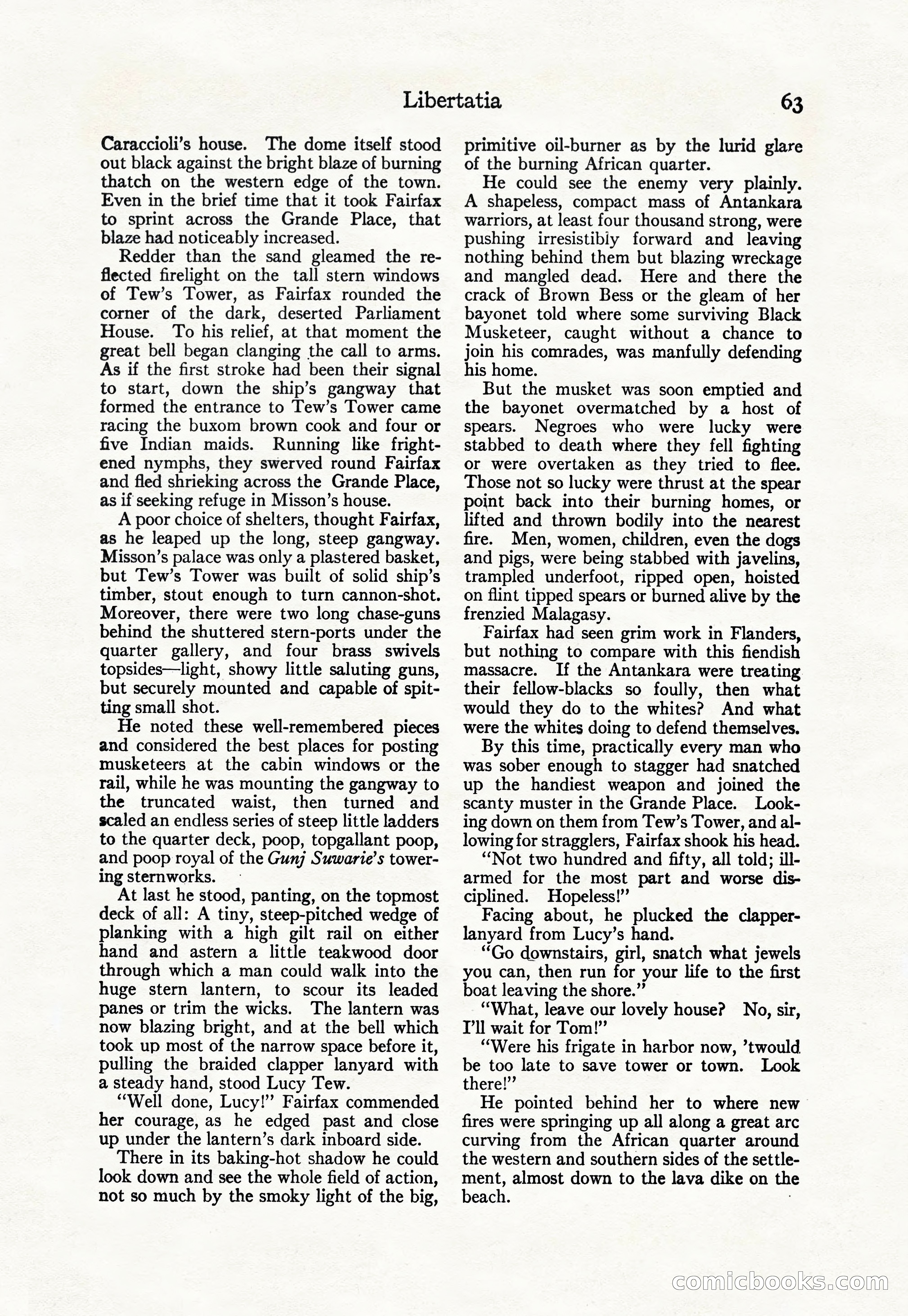 Adventure Magazine Cover, April 30, 1925 — page 73 of 204