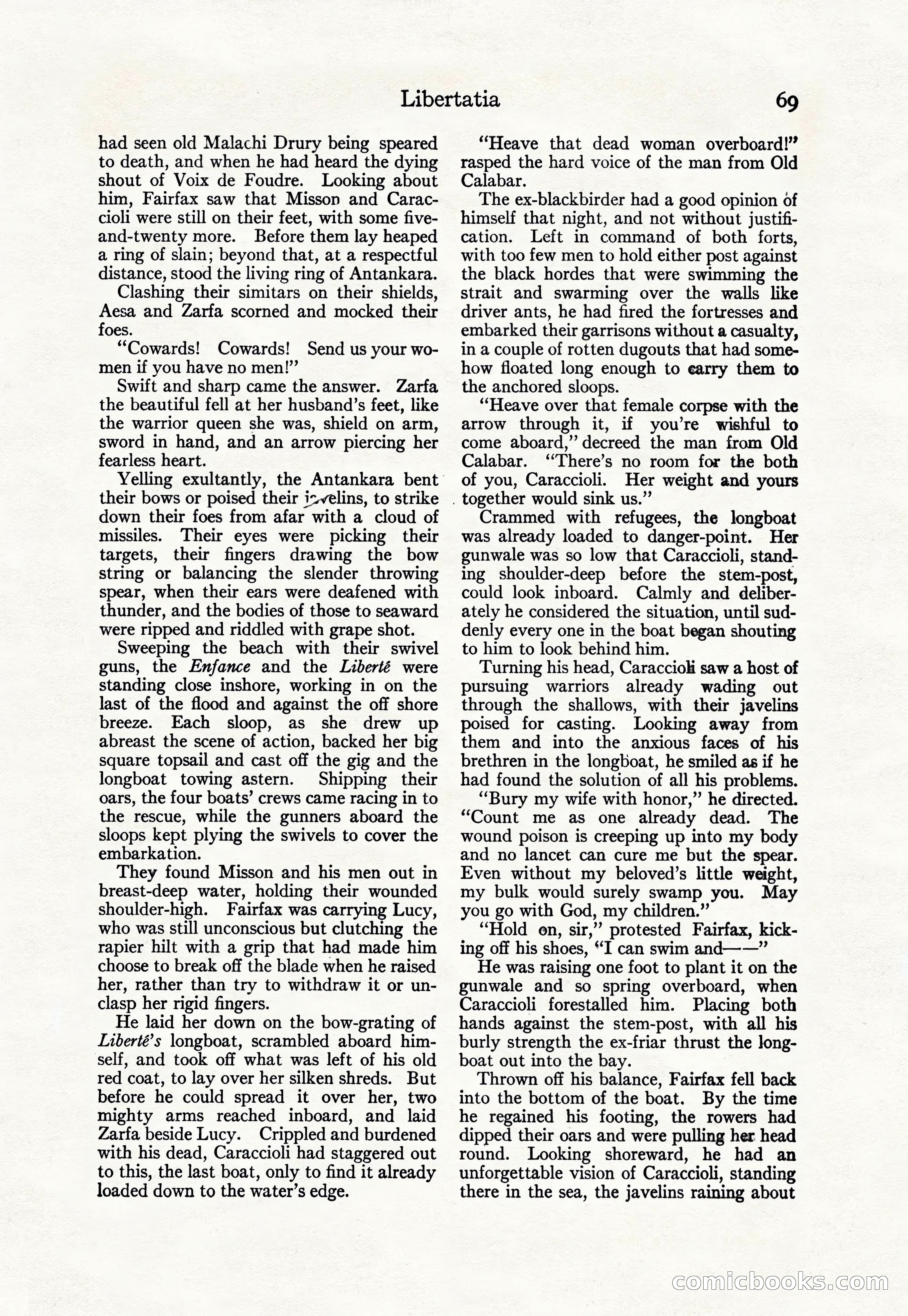 Adventure Magazine Cover, April 30, 1925 — page 79 of 204