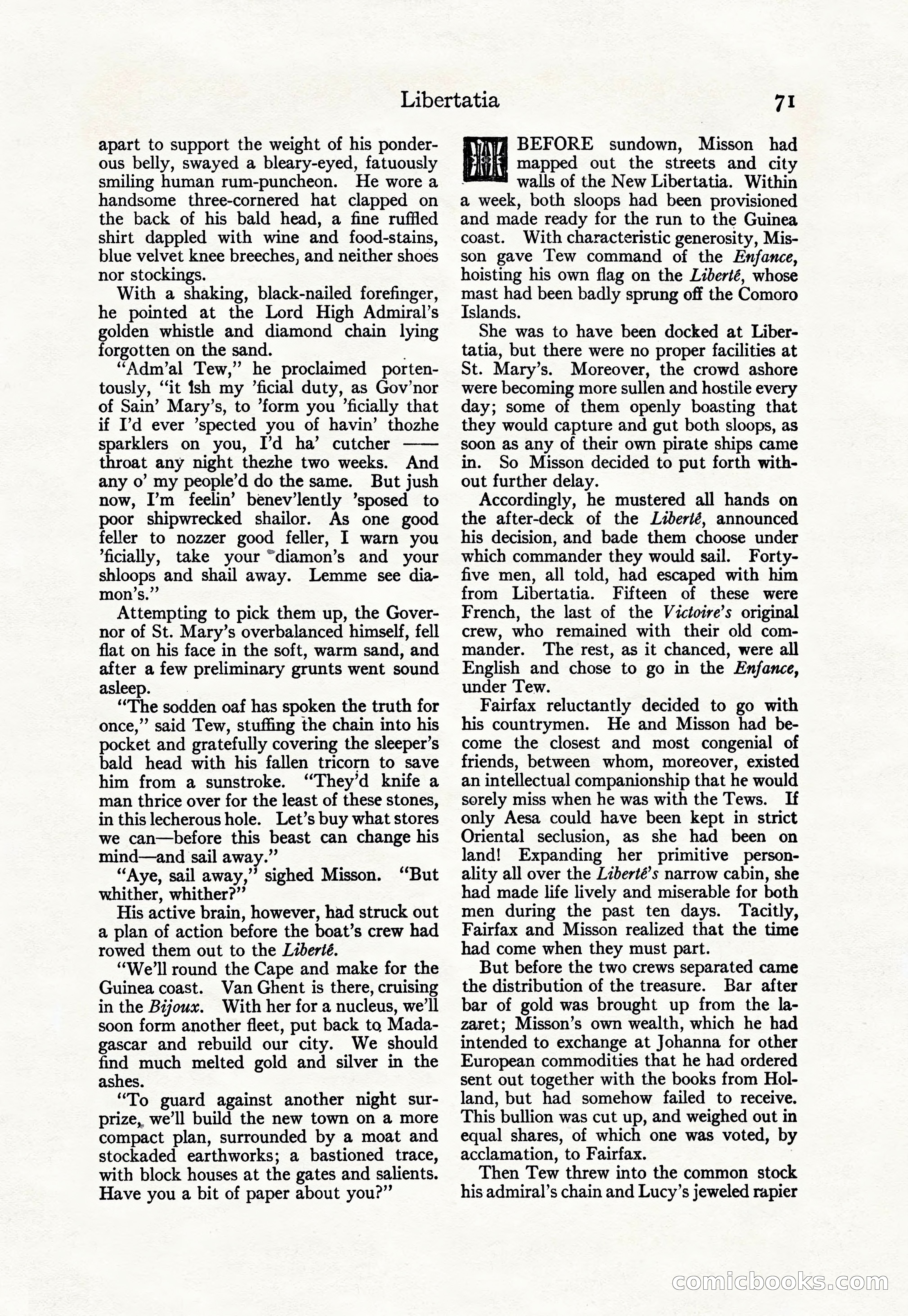 Adventure Magazine Cover, April 30, 1925 — page 81 of 204