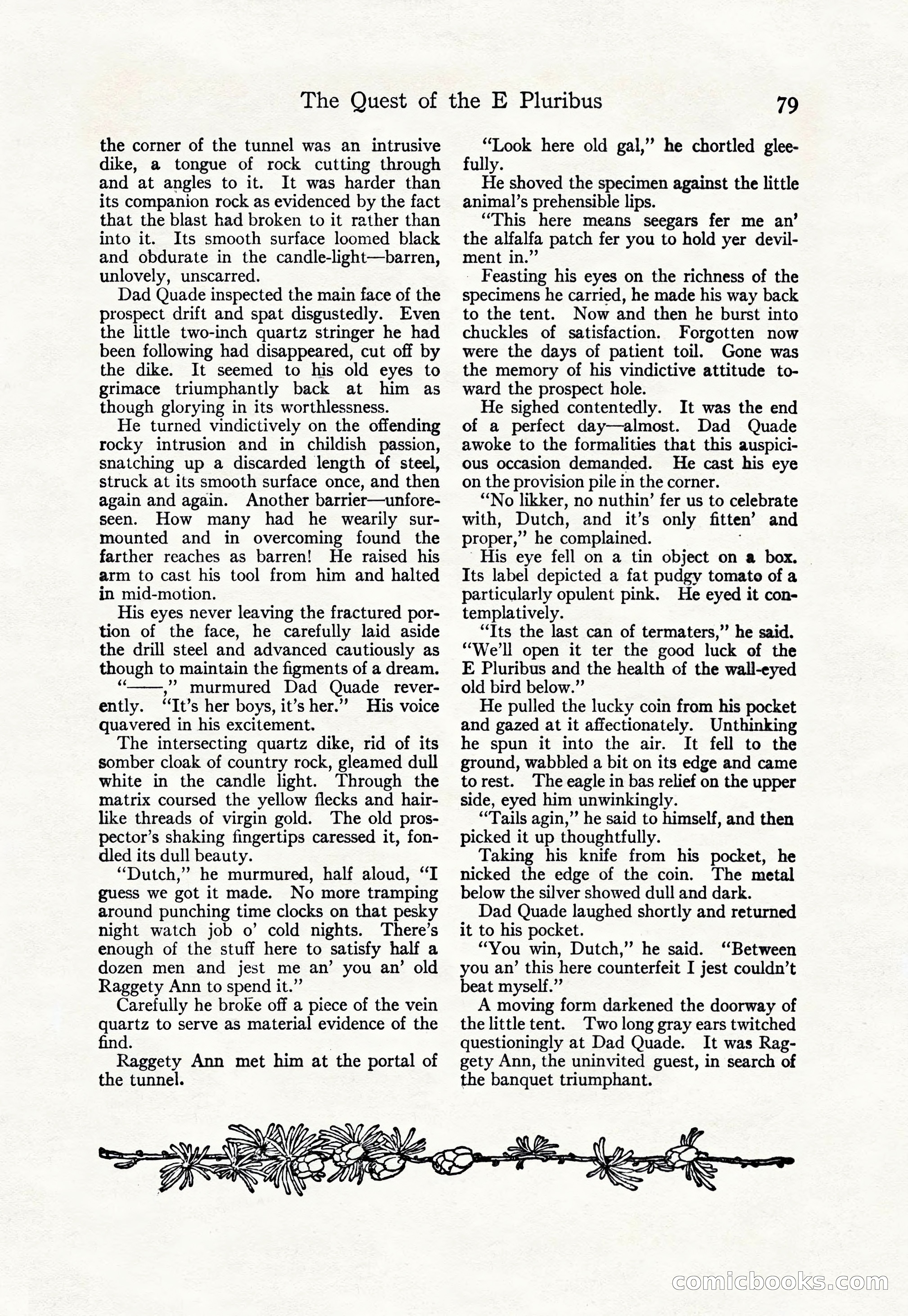 Adventure Magazine Cover, April 30, 1925 — page 89 of 204