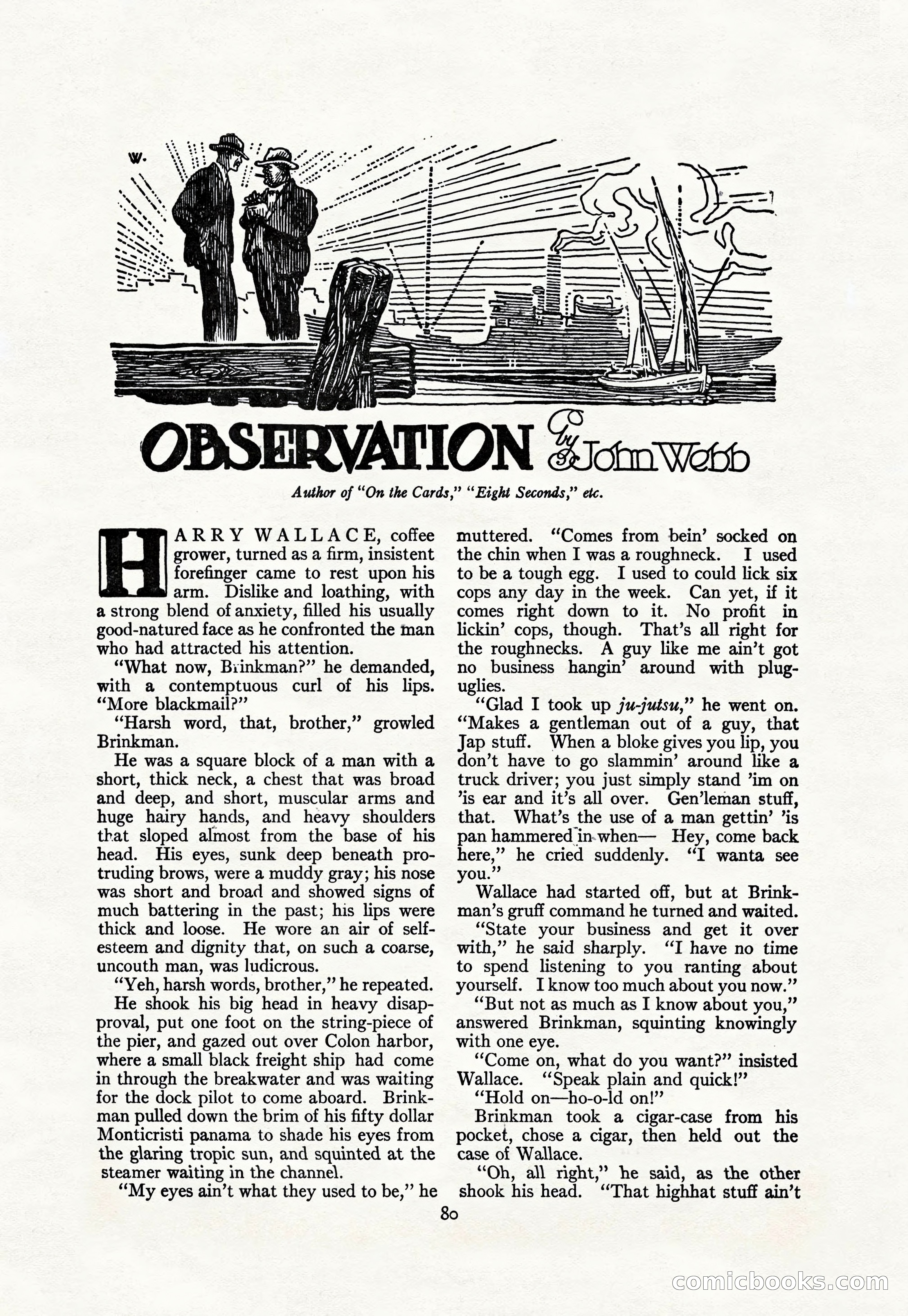 Adventure Magazine Cover, April 30, 1925 — page 90 of 204