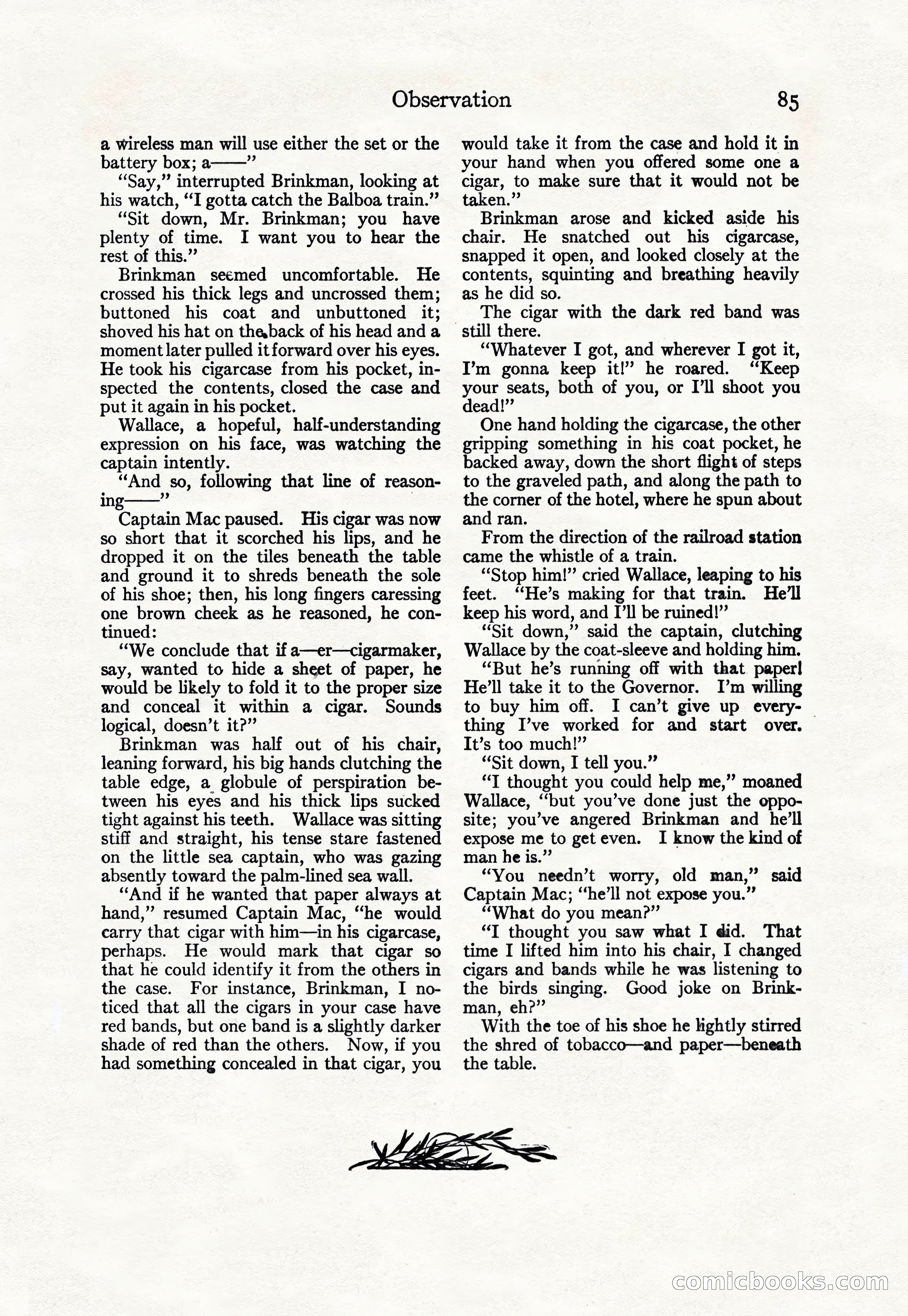 Adventure Magazine Cover, April 30, 1925 — page 95 of 204