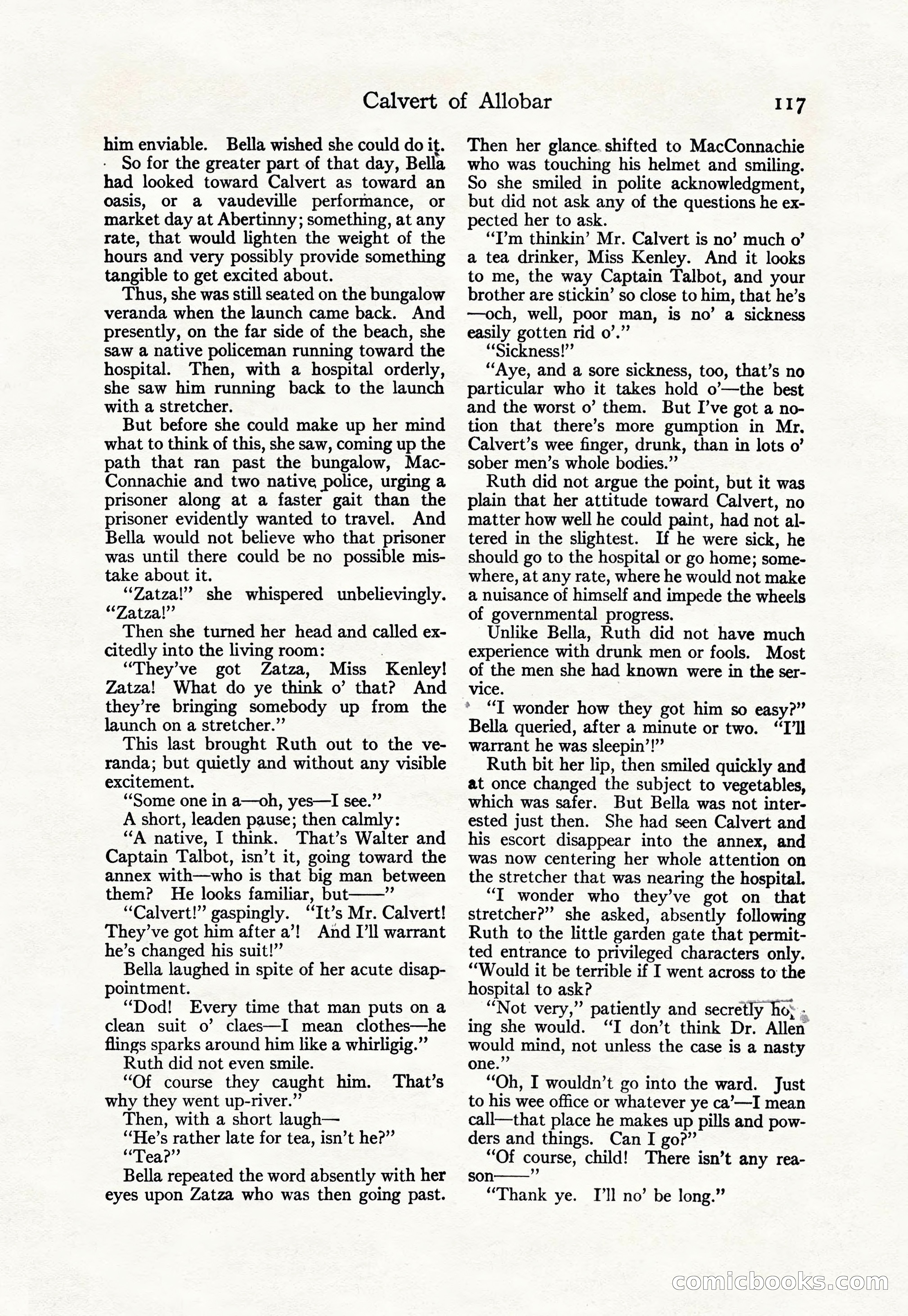 Adventure Magazine Cover, April 30, 1925 — page 127 of 204