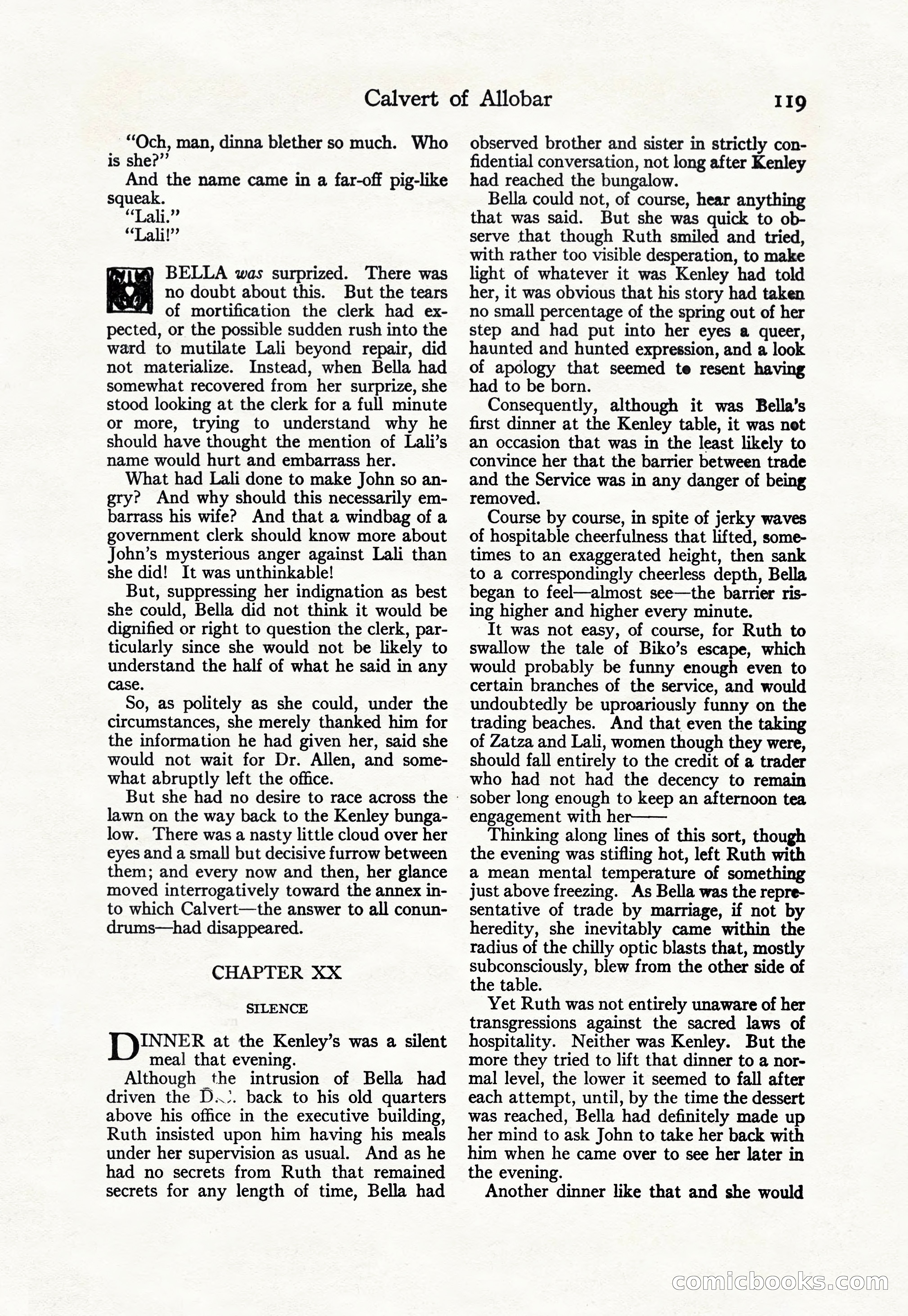 Adventure Magazine Cover, April 30, 1925 — page 129 of 204