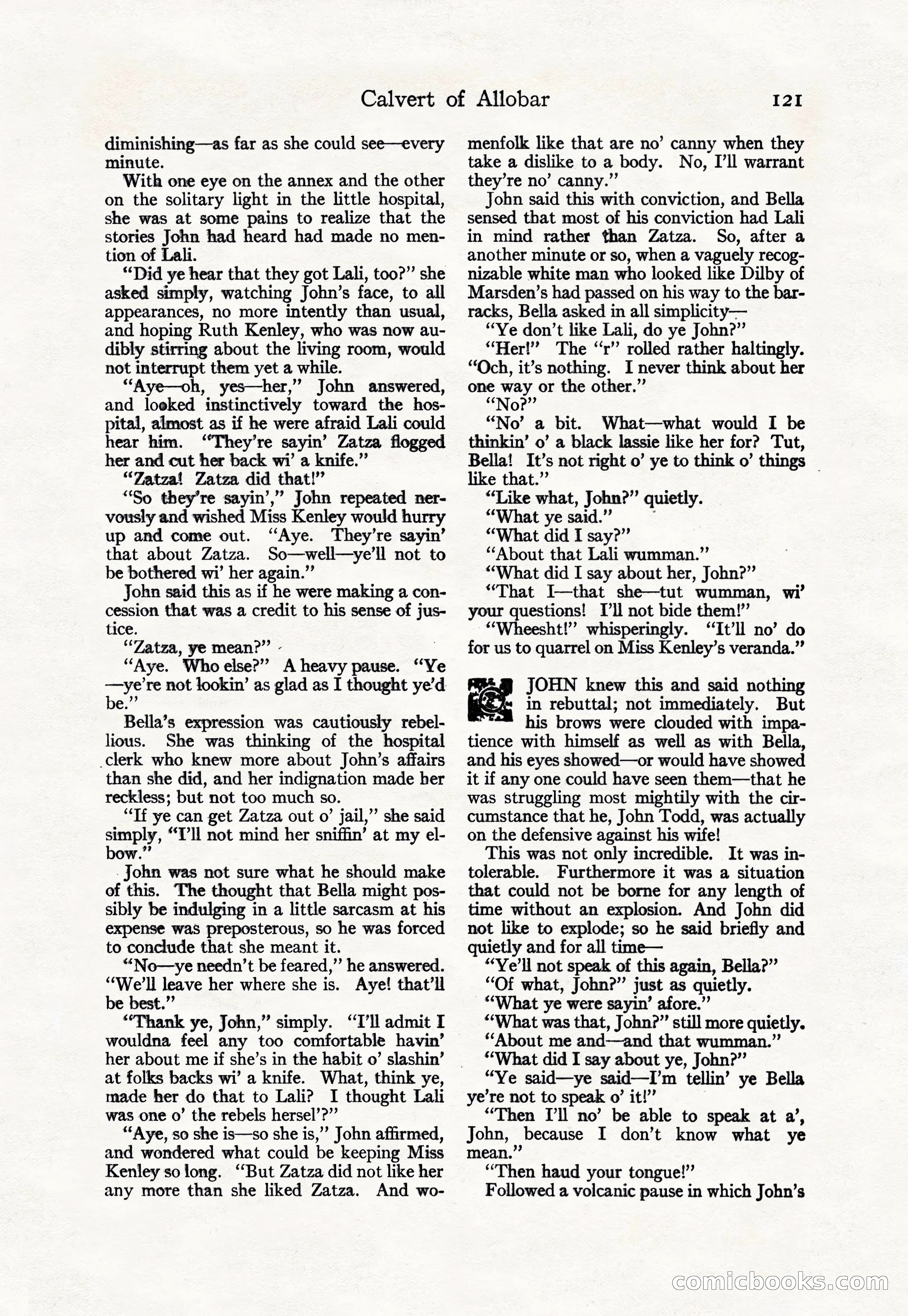Adventure Magazine Cover, April 30, 1925 — page 131 of 204