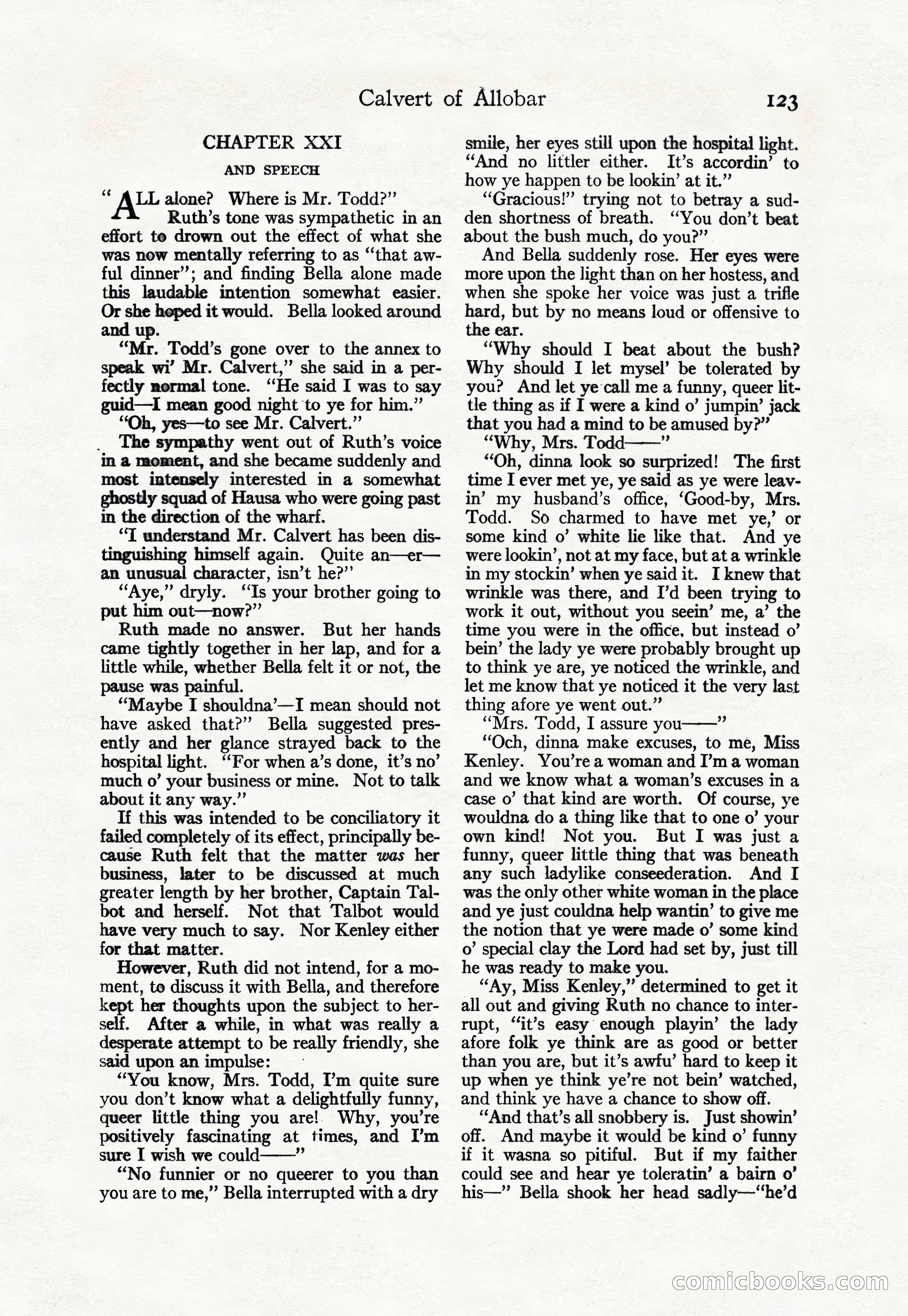 Adventure Magazine Cover, April 30, 1925 — page 133 of 204