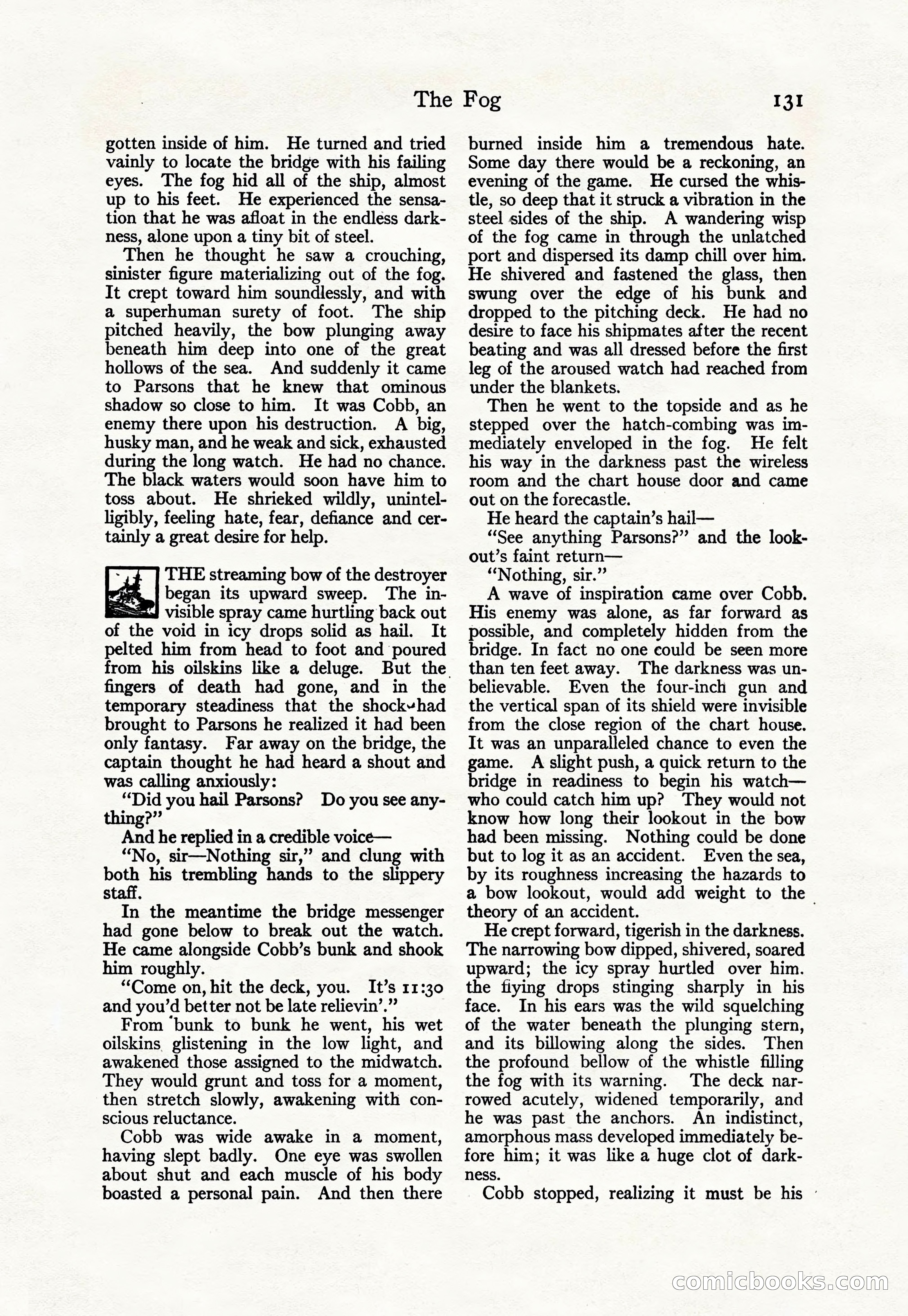 Adventure Magazine Cover, April 30, 1925 — page 141 of 204