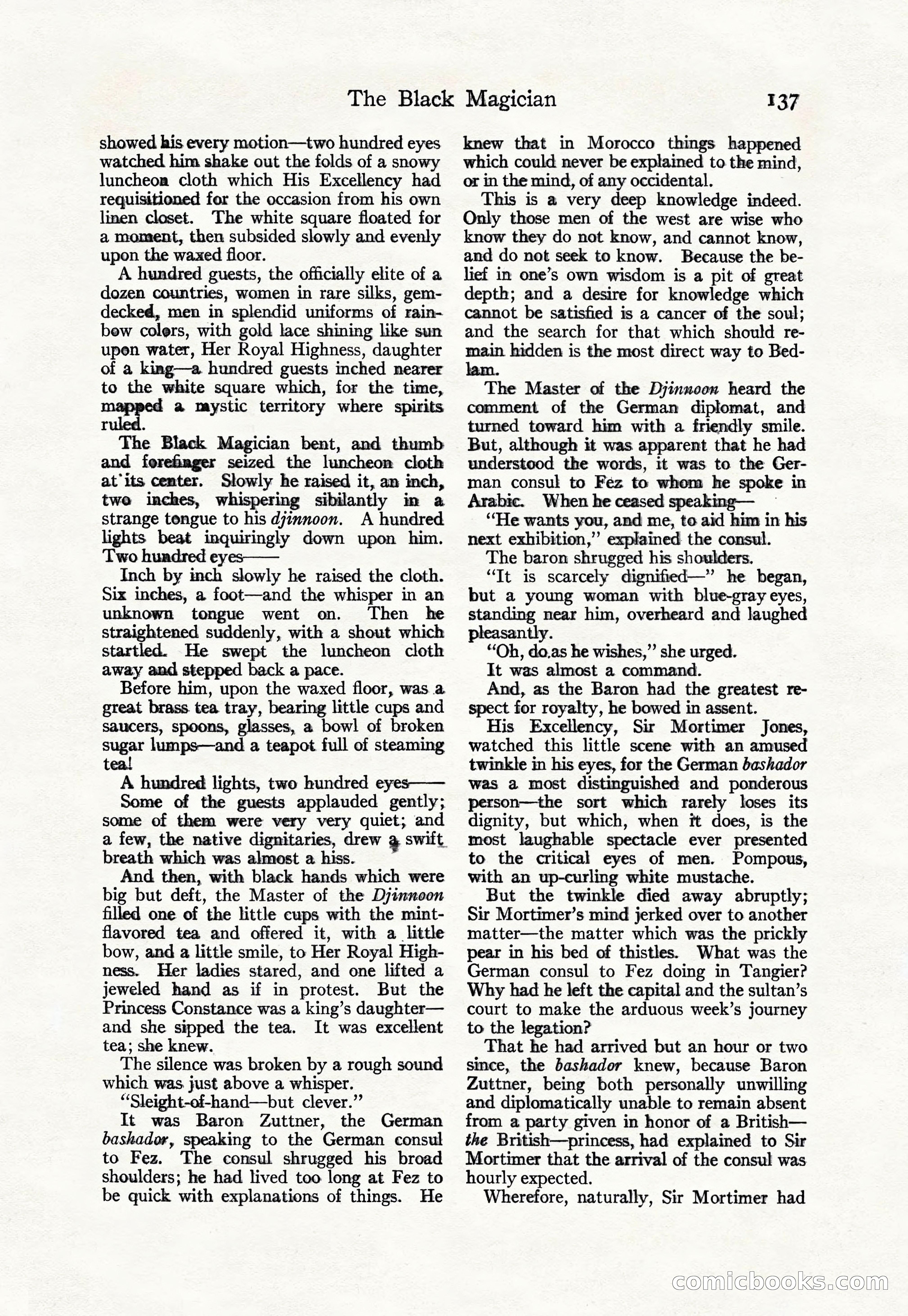 Adventure Magazine Cover, April 30, 1925 — page 147 of 204