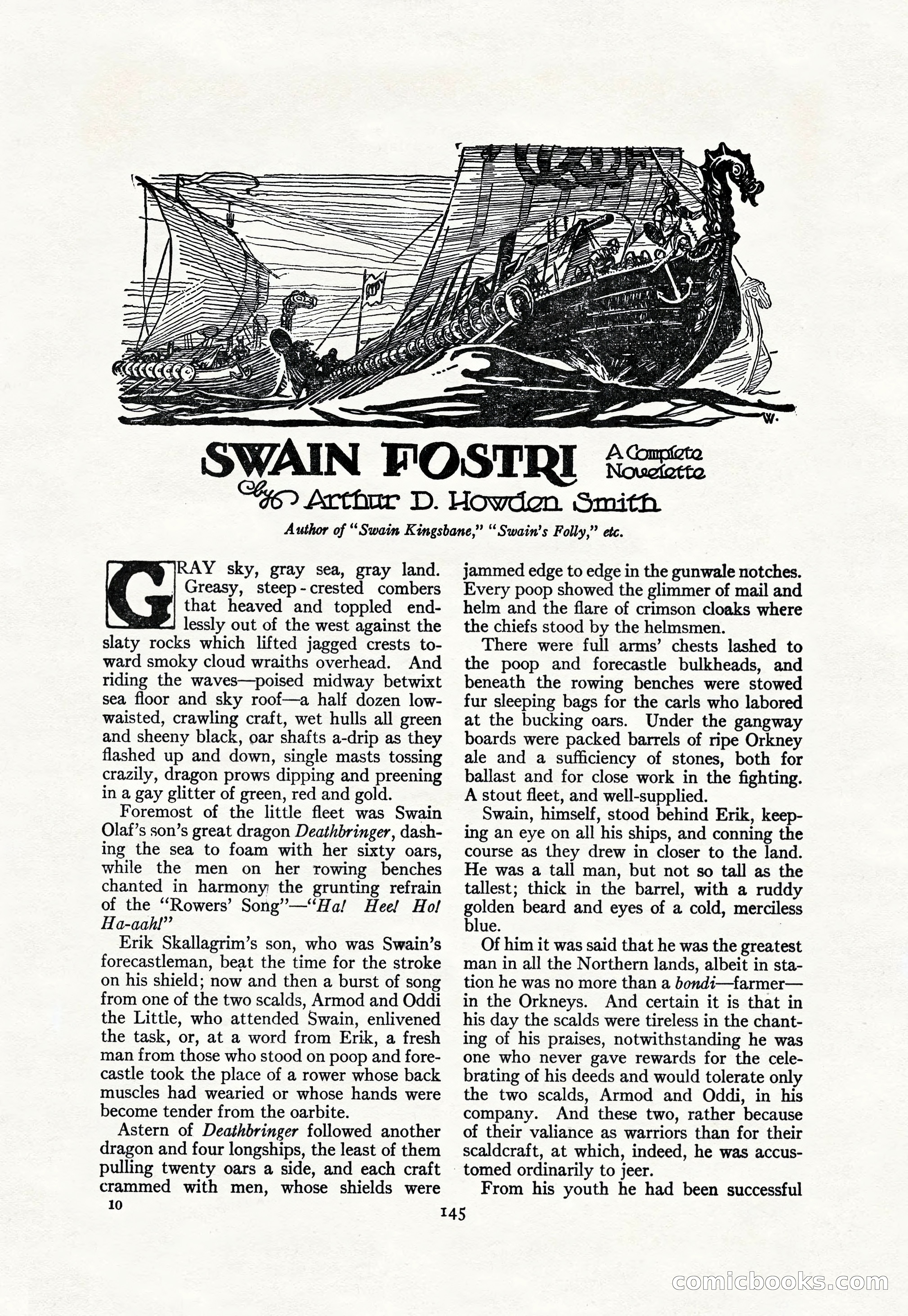 Adventure Magazine Cover, April 30, 1925 — page 155 of 204