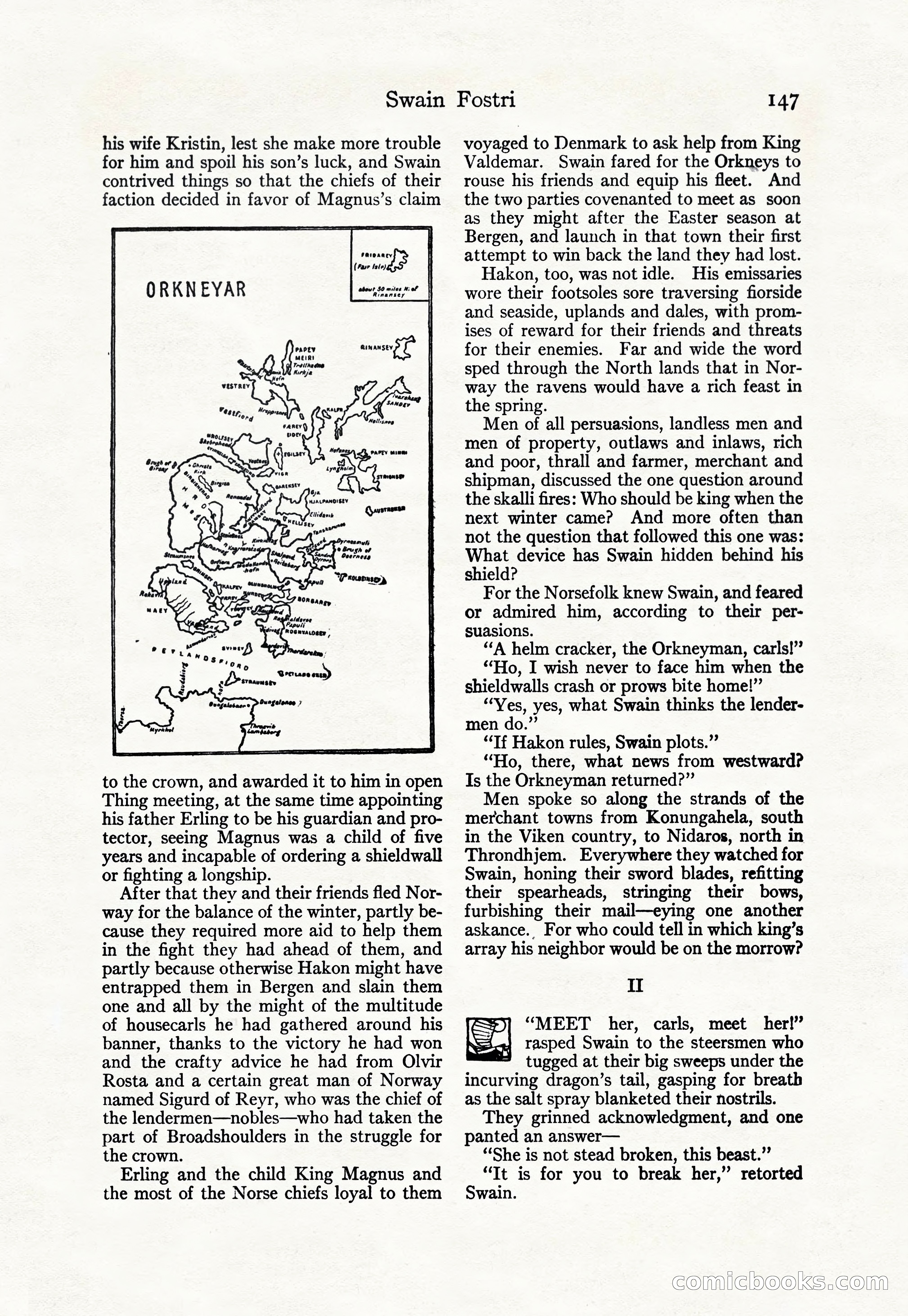 Adventure Magazine Cover, April 30, 1925 — page 157 of 204