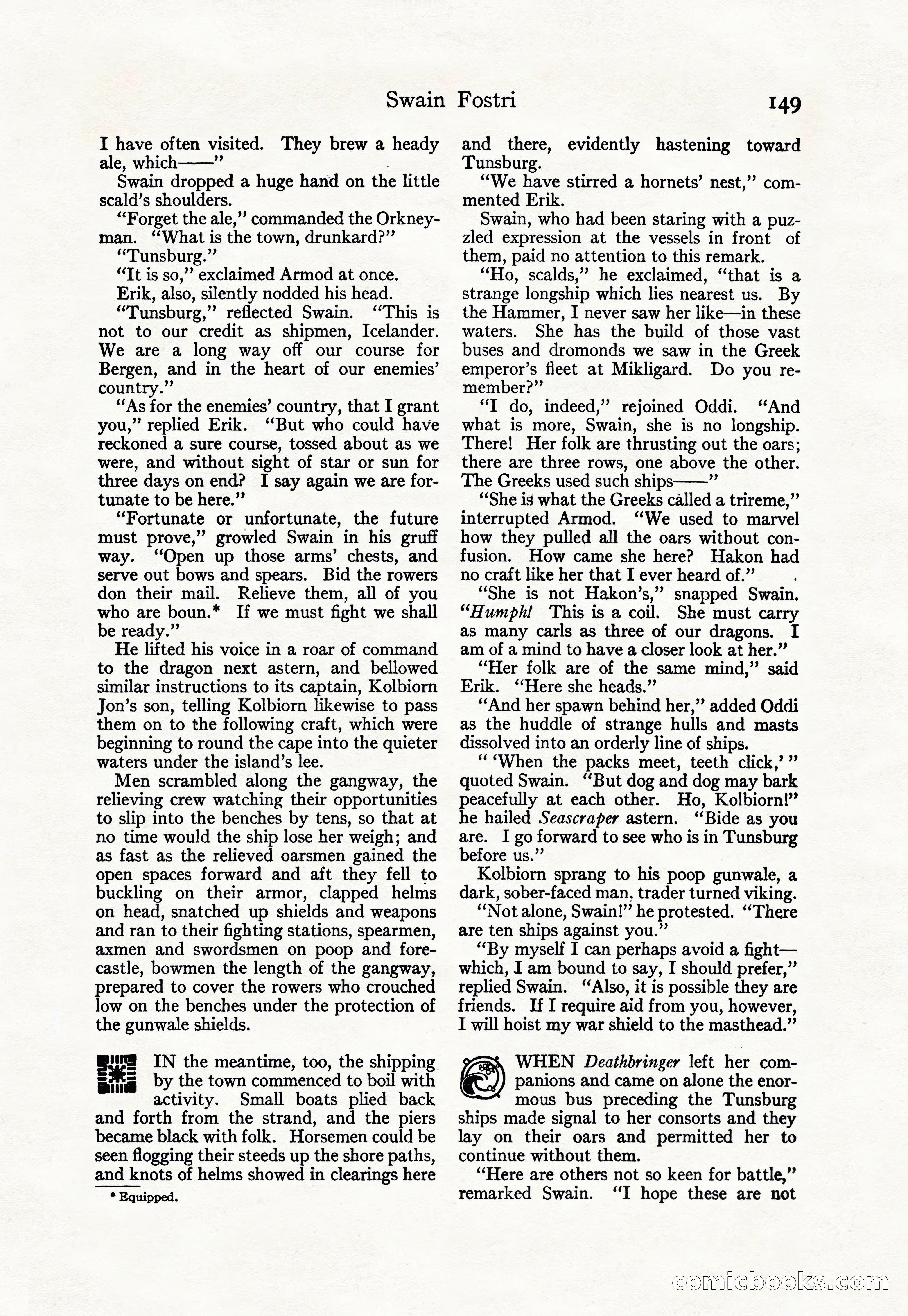 Adventure Magazine Cover, April 30, 1925 — page 159 of 204