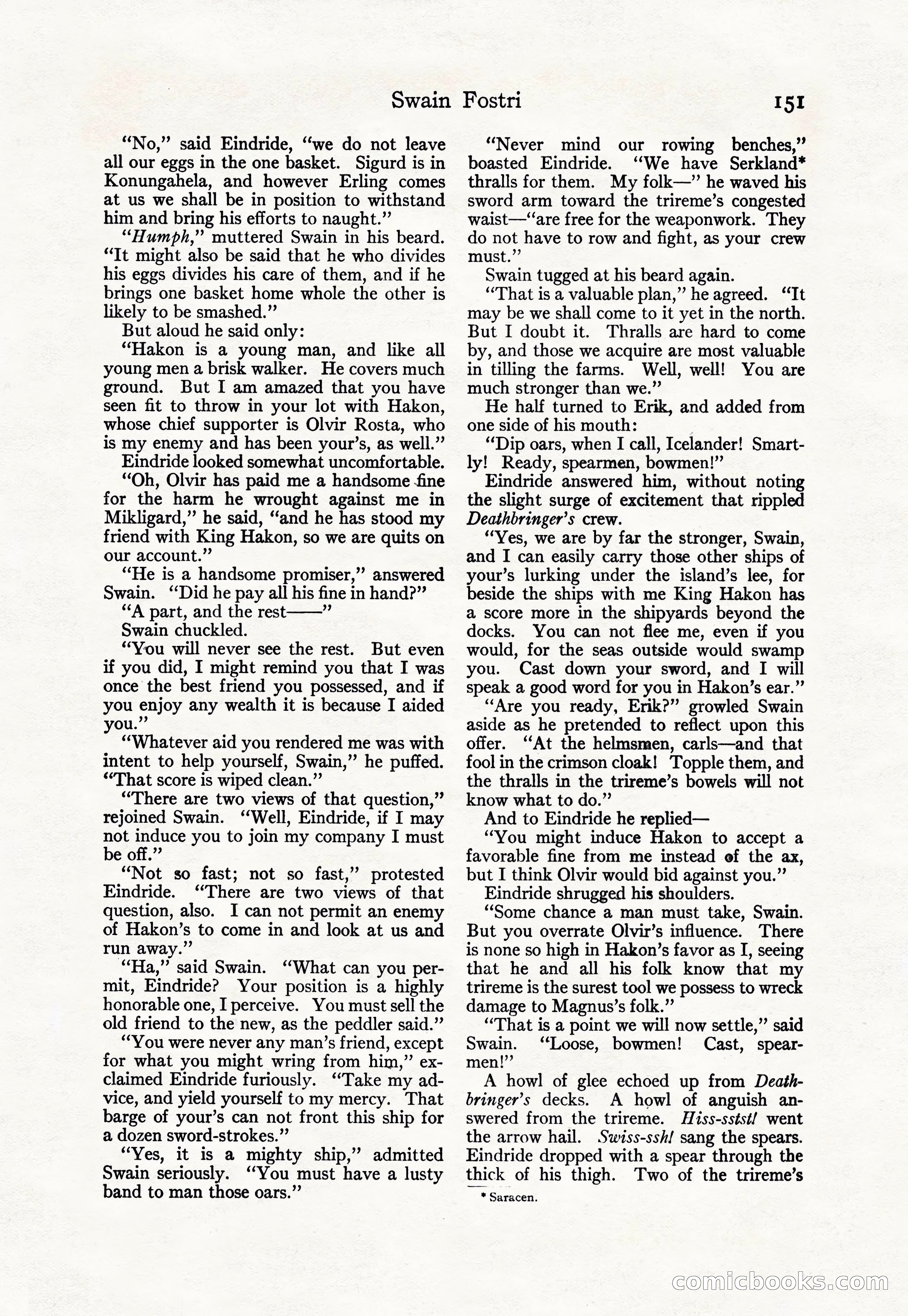 Adventure Magazine Cover, April 30, 1925 — page 161 of 204