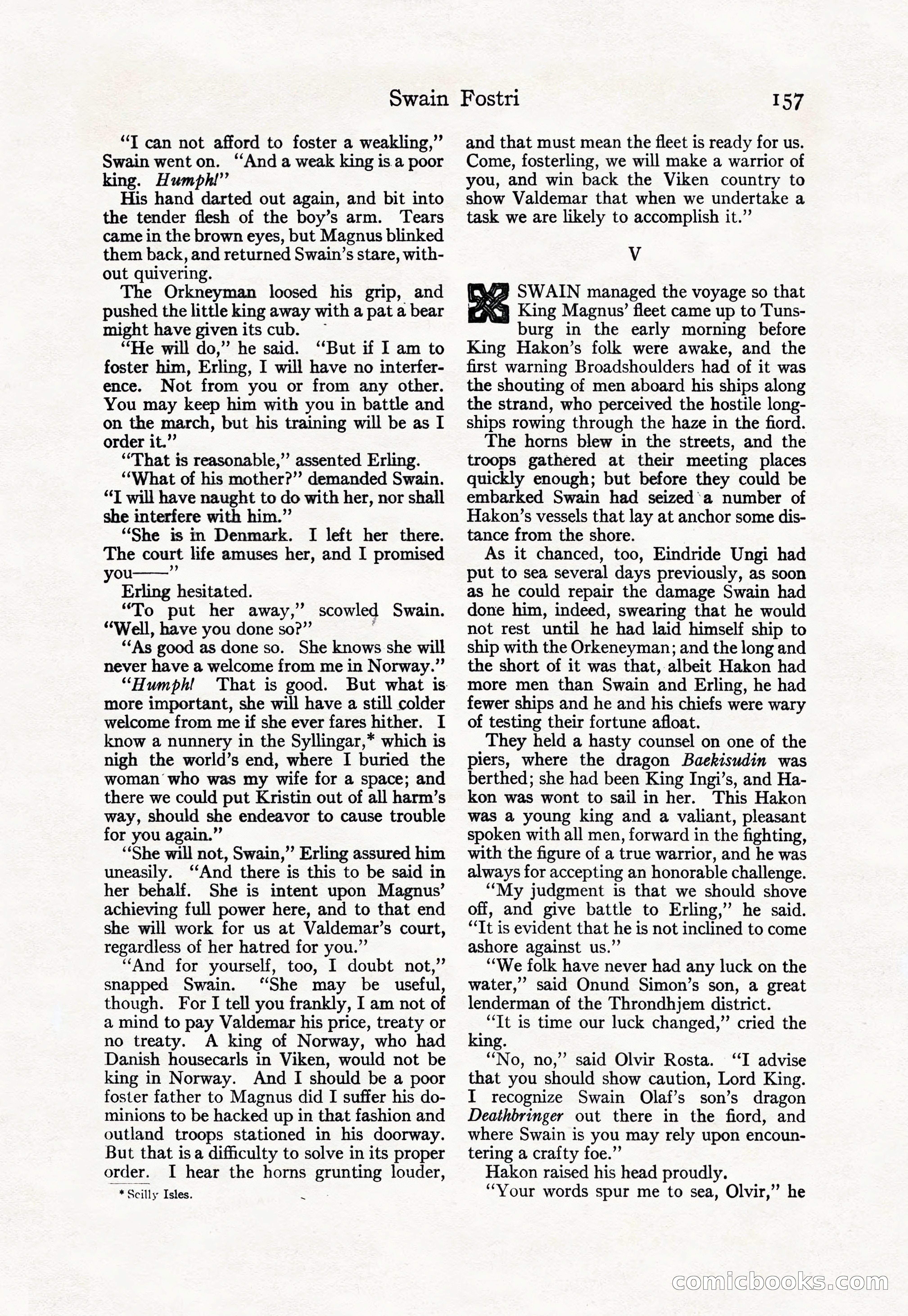 Adventure Magazine Cover, April 30, 1925 — page 167 of 204