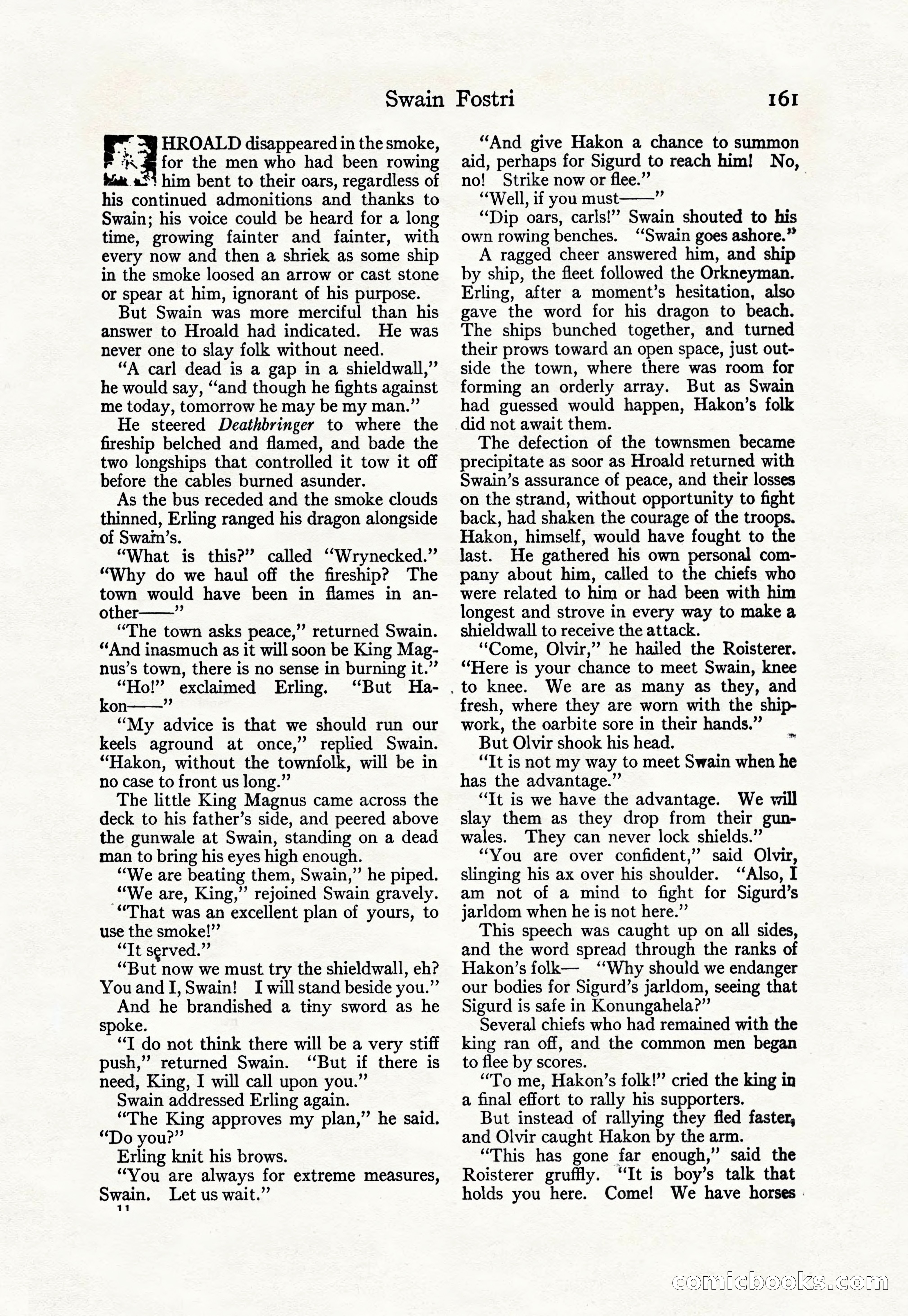 Adventure Magazine Cover, April 30, 1925 — page 171 of 204
