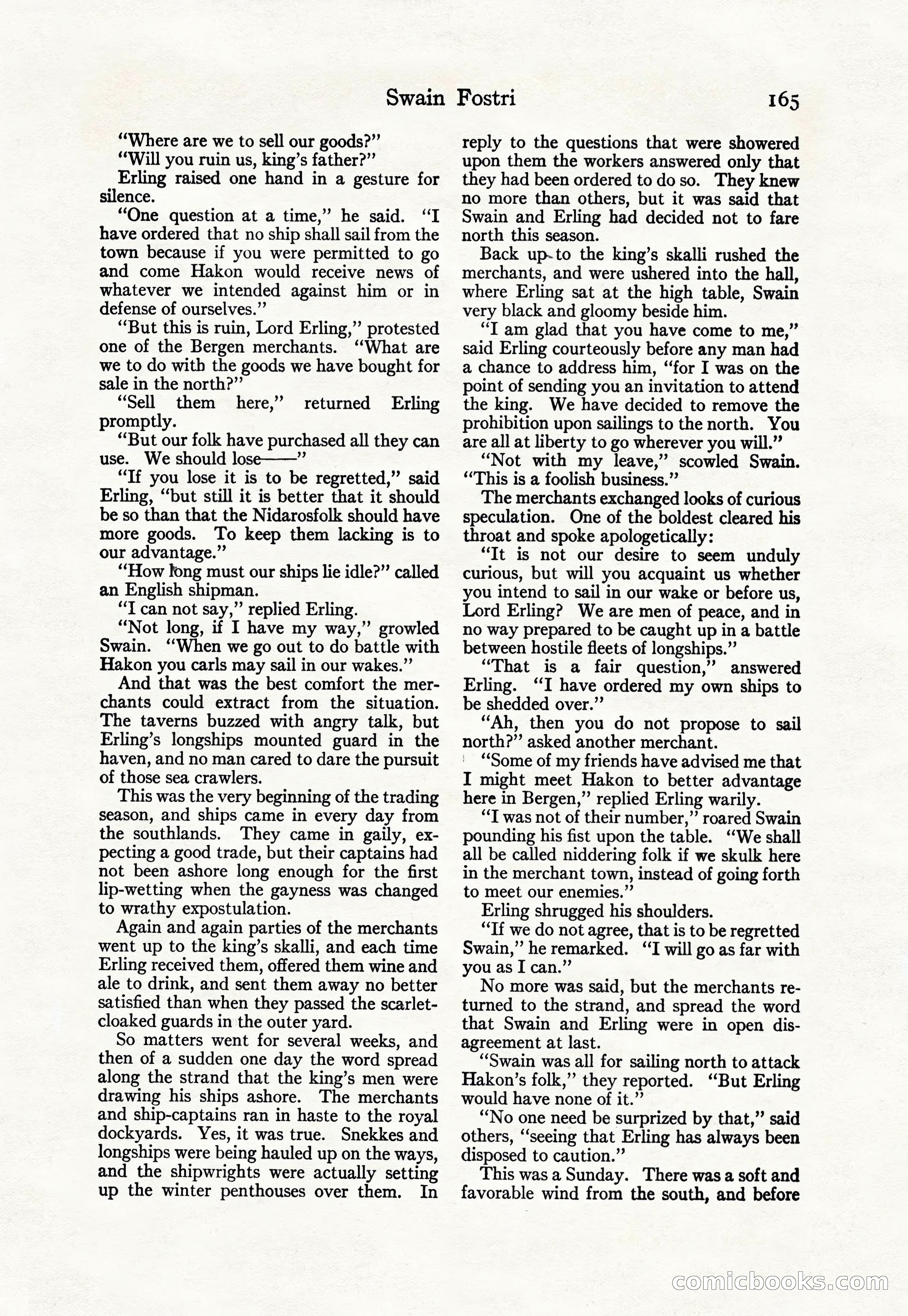 Adventure Magazine Cover, April 30, 1925 — page 175 of 204