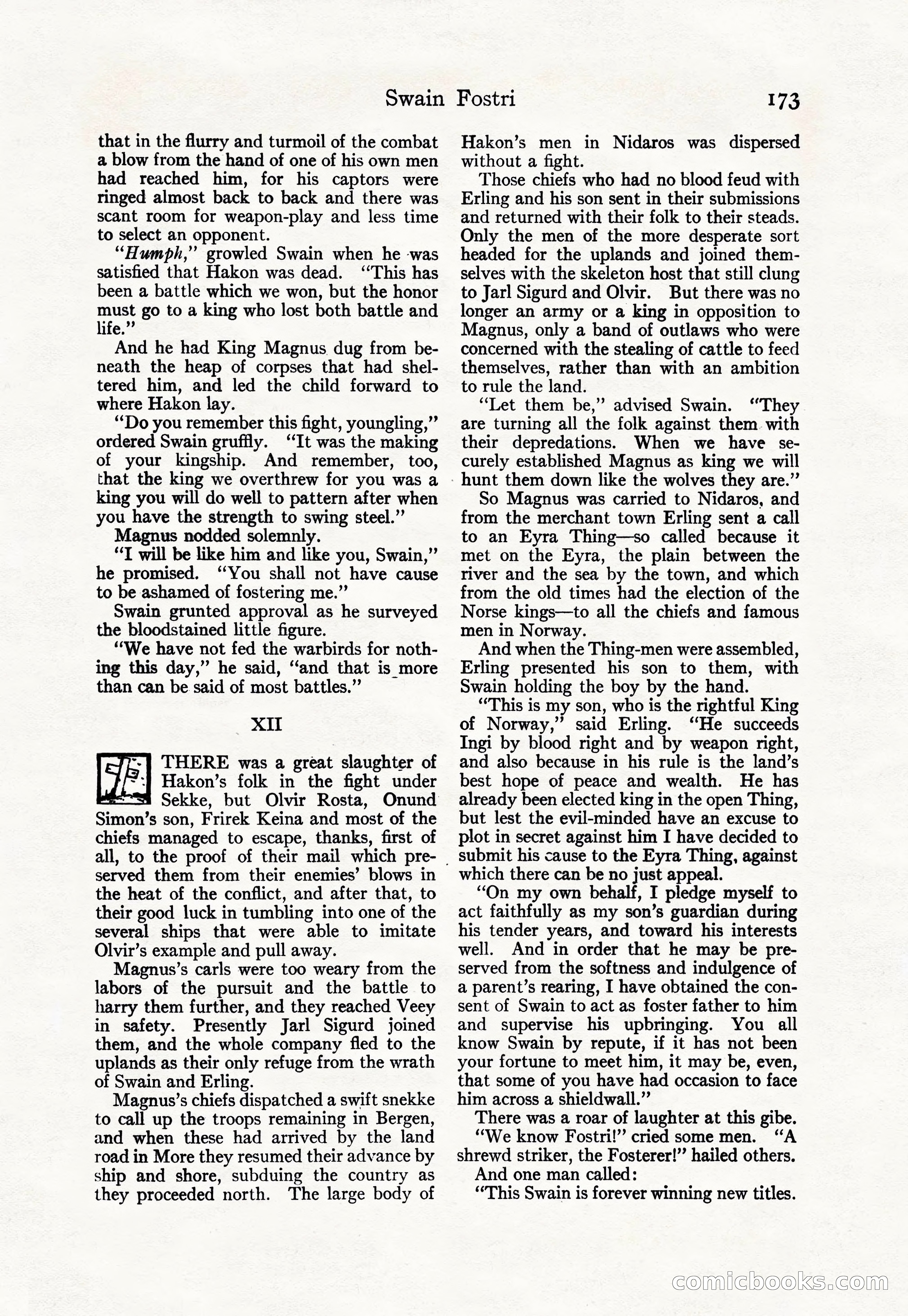 Adventure Magazine Cover, April 30, 1925 — page 183 of 204