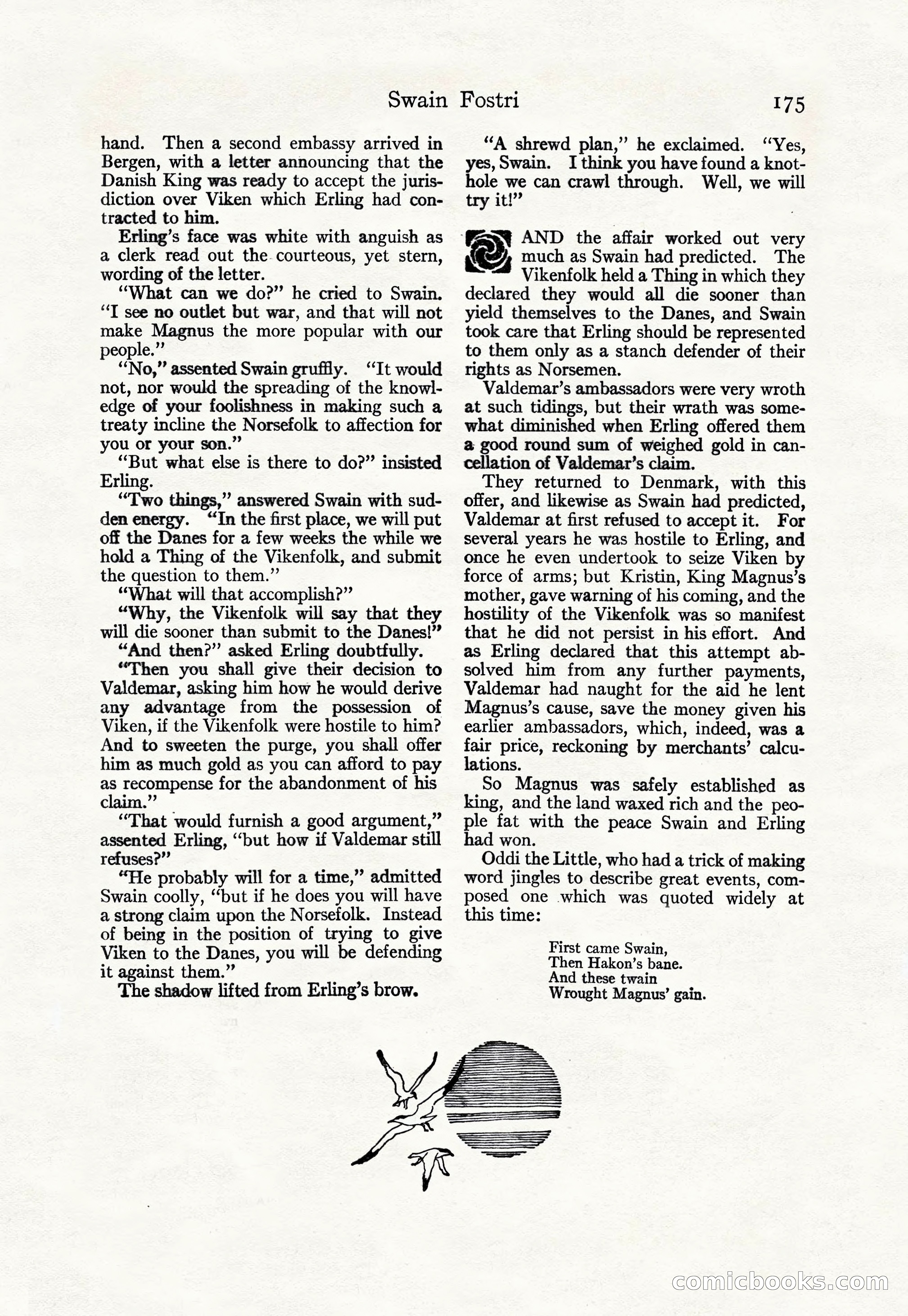 Adventure Magazine Cover, April 30, 1925 — page 185 of 204