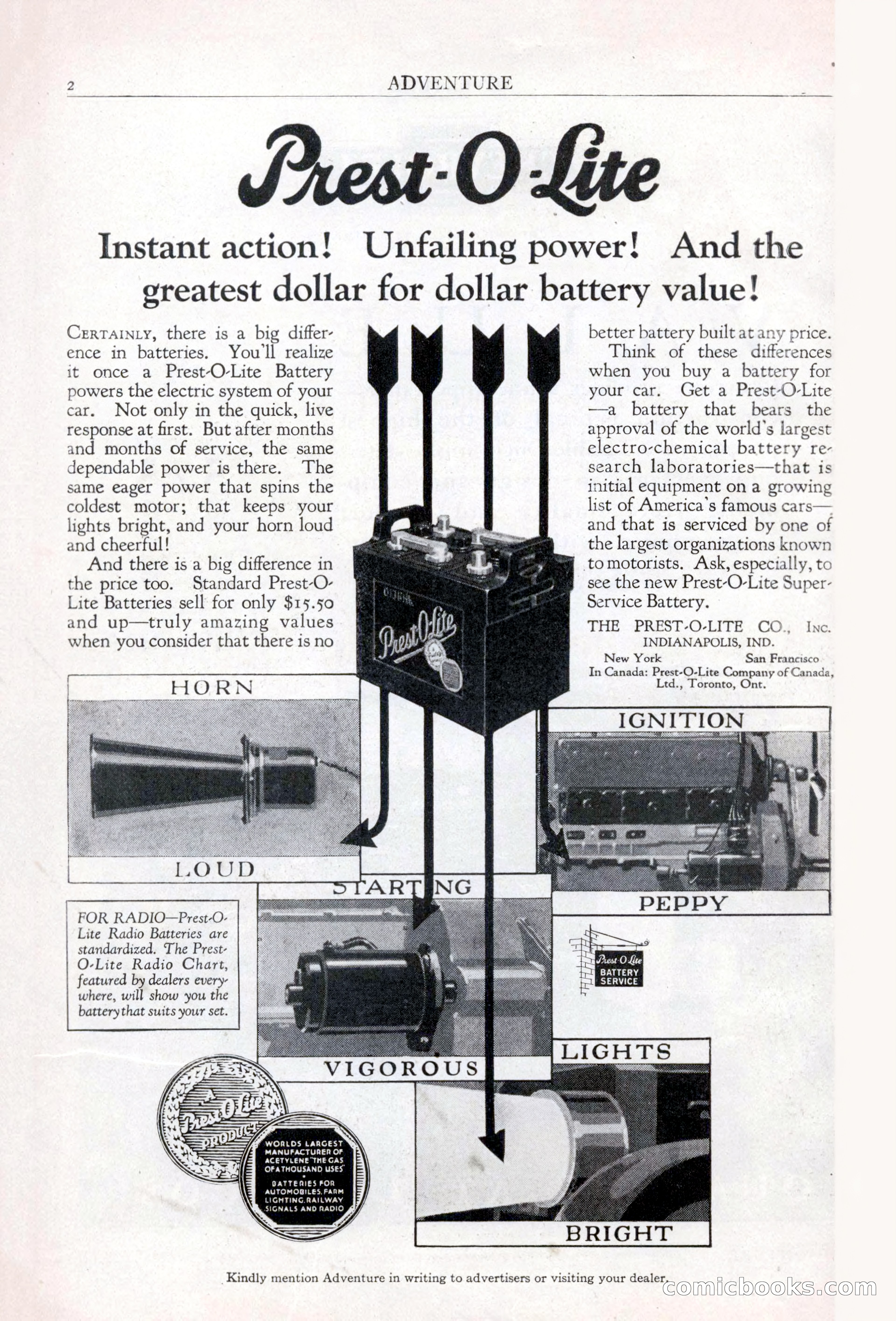 Adventure Magazine, May 20, 1925 — page 4 of 208