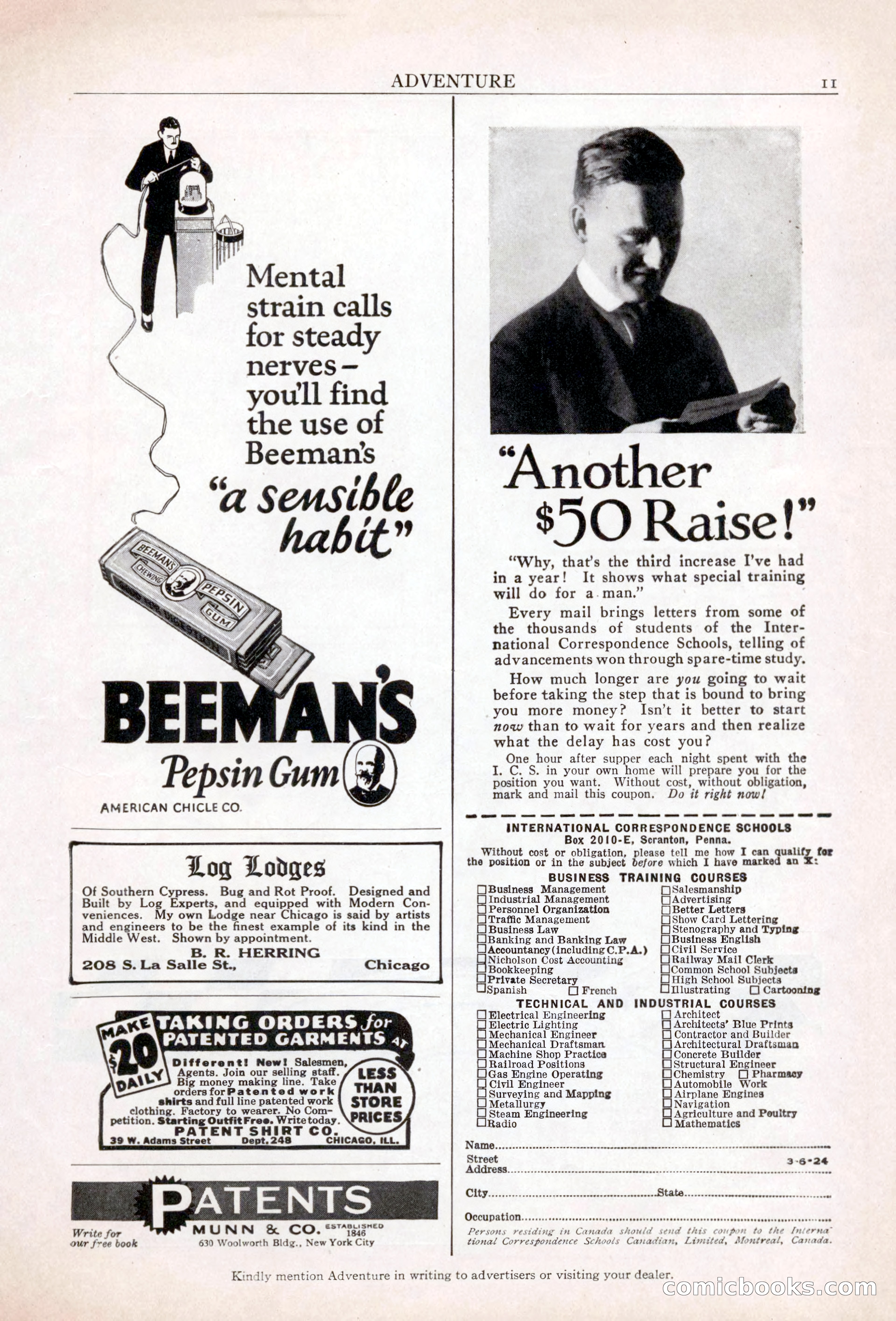 Adventure Magazine, May 20, 1925 — page 13 of 208