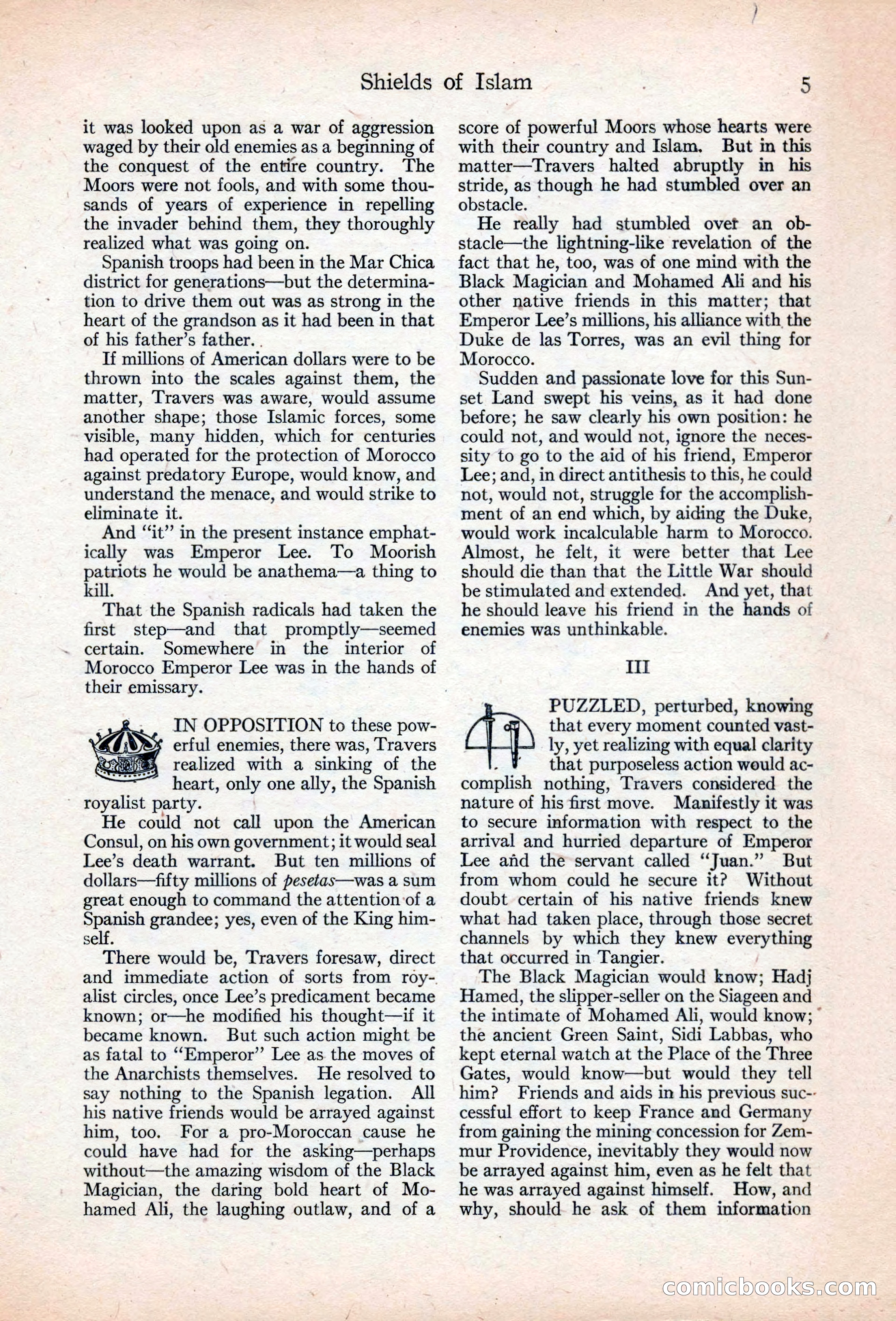 Adventure Magazine, May 20, 1925 — page 19 of 208
