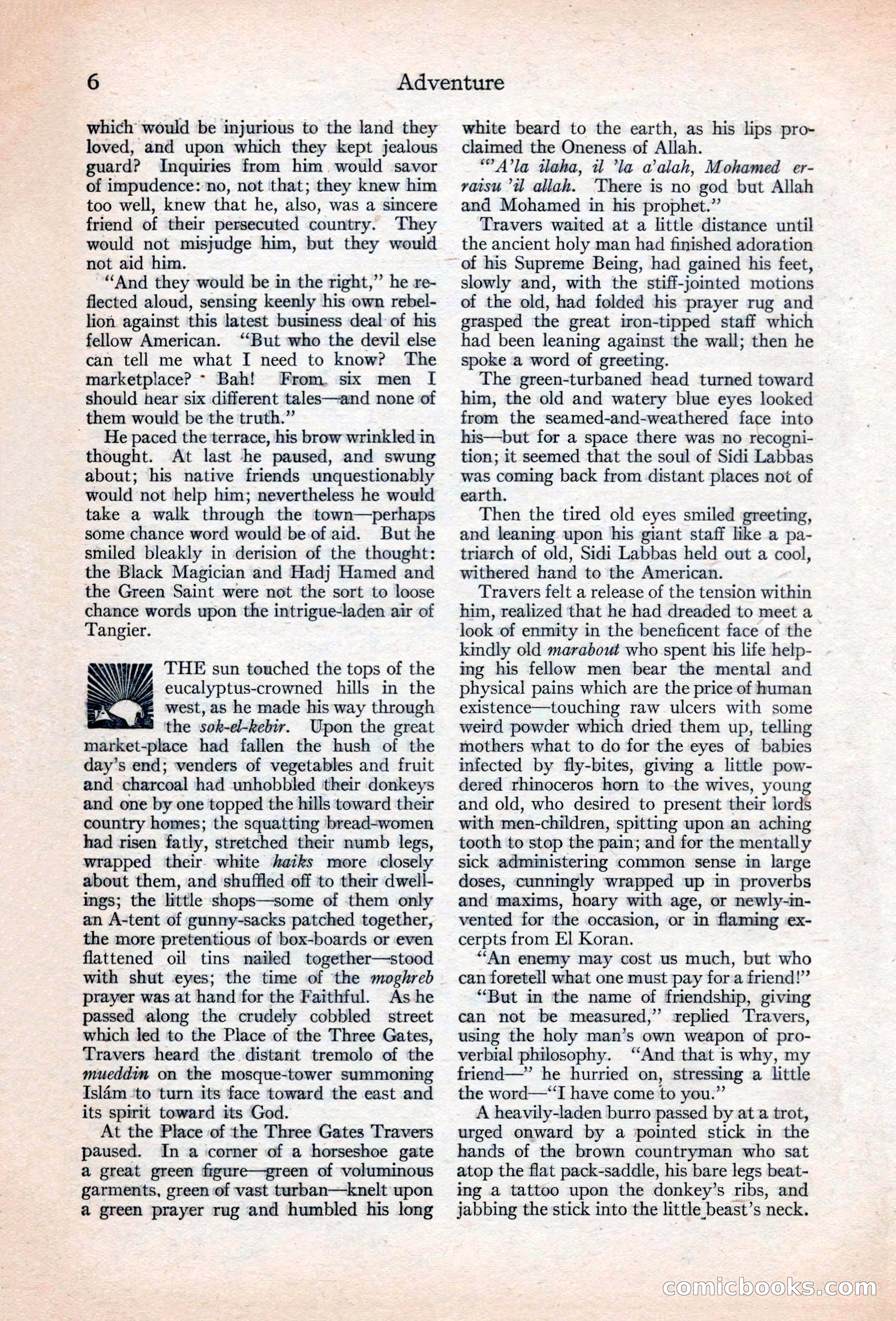 Adventure Magazine, May 20, 1925 — page 20 of 208