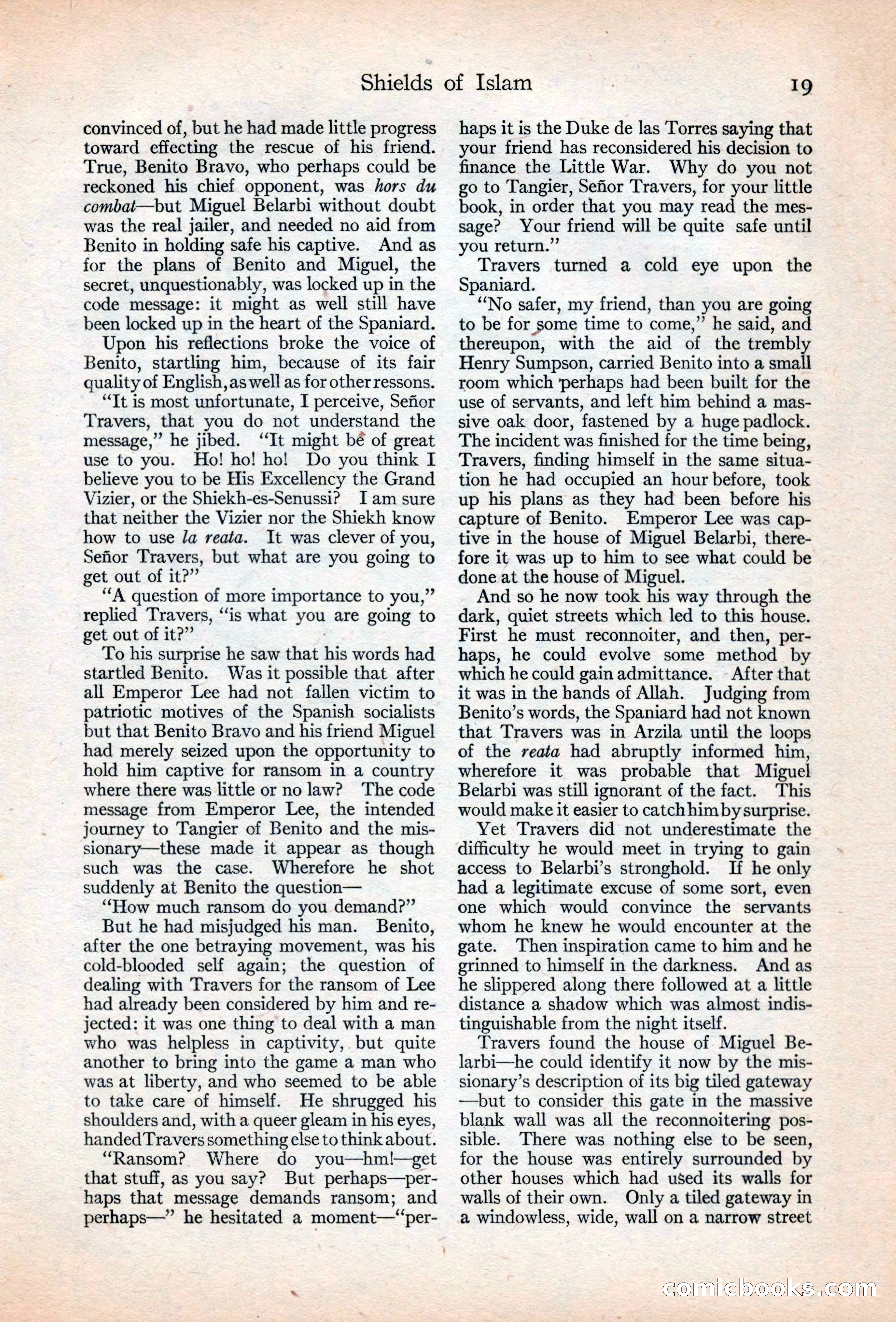 Adventure Magazine, May 20, 1925 — page 33 of 208
