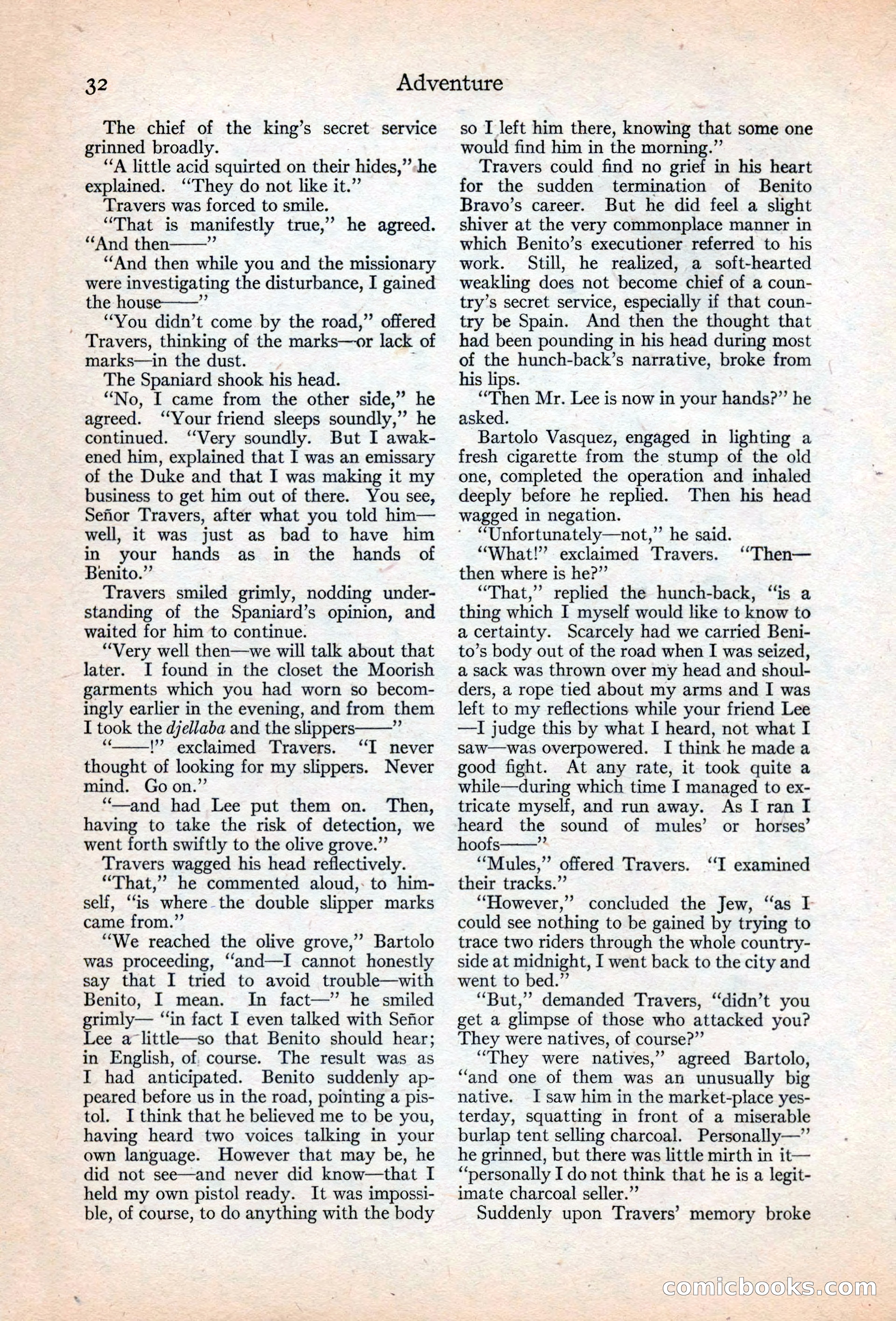 Adventure Magazine, May 20, 1925 — page 46 of 208