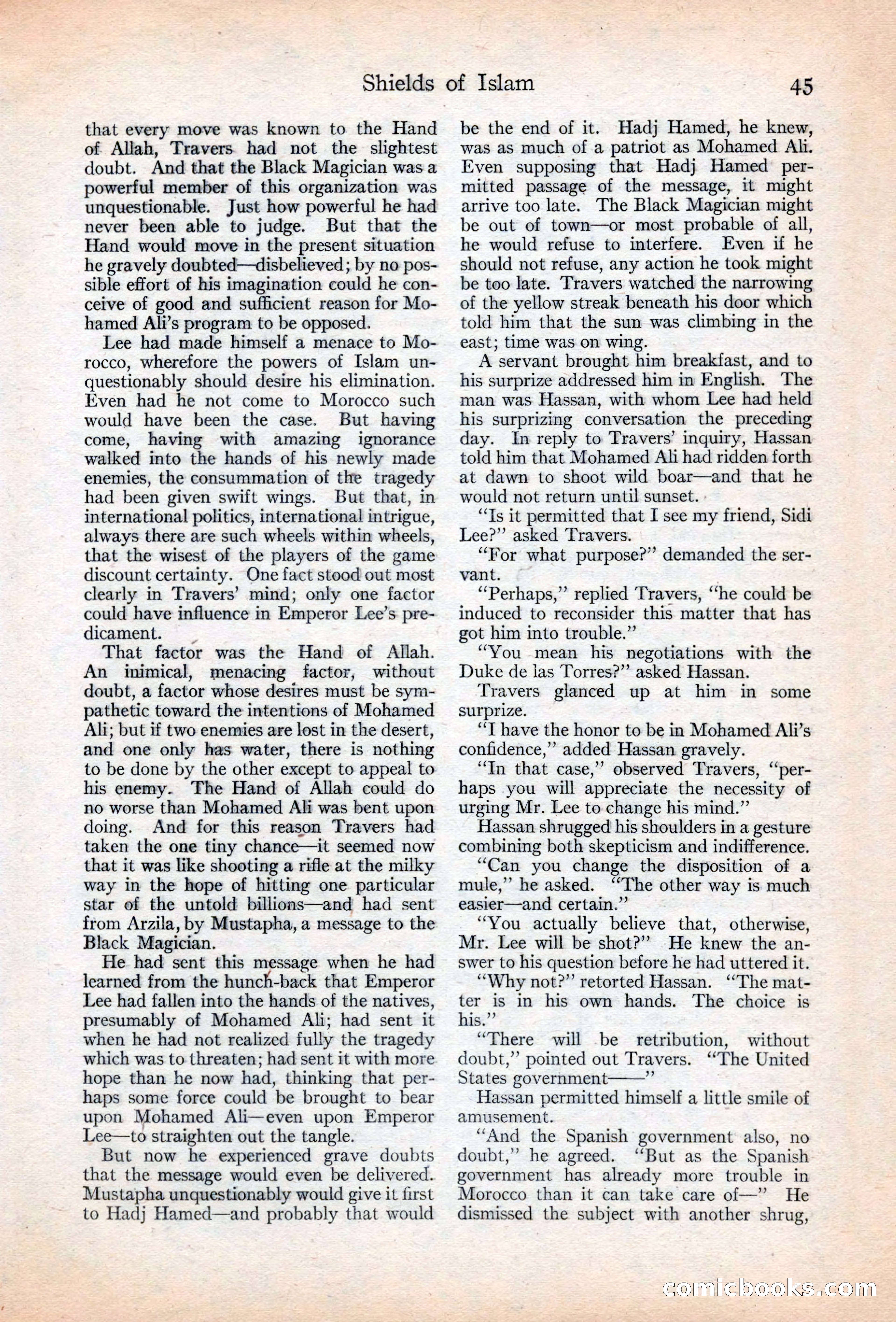 Adventure Magazine, May 20, 1925 — page 59 of 208