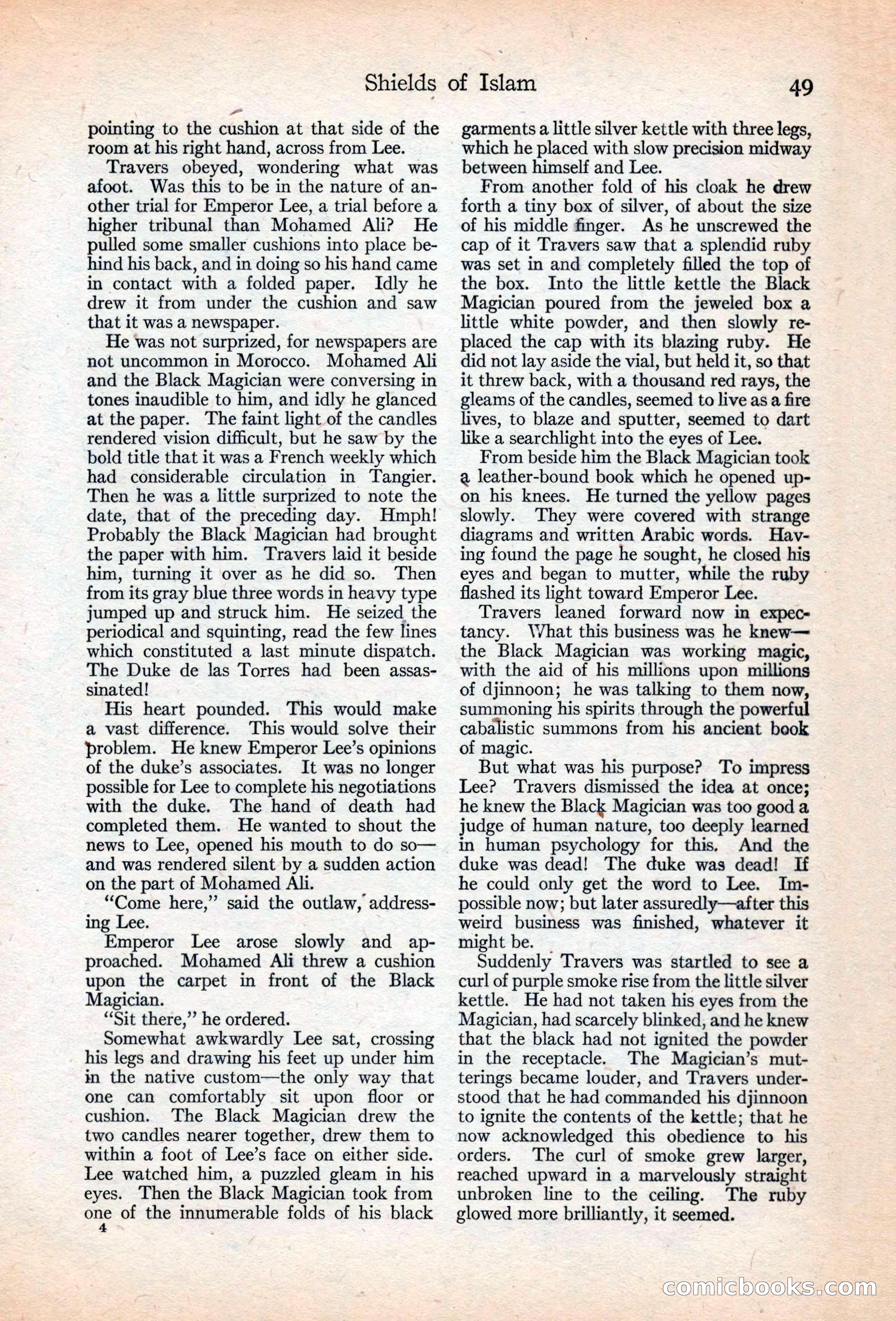 Adventure Magazine, May 20, 1925 — page 63 of 208