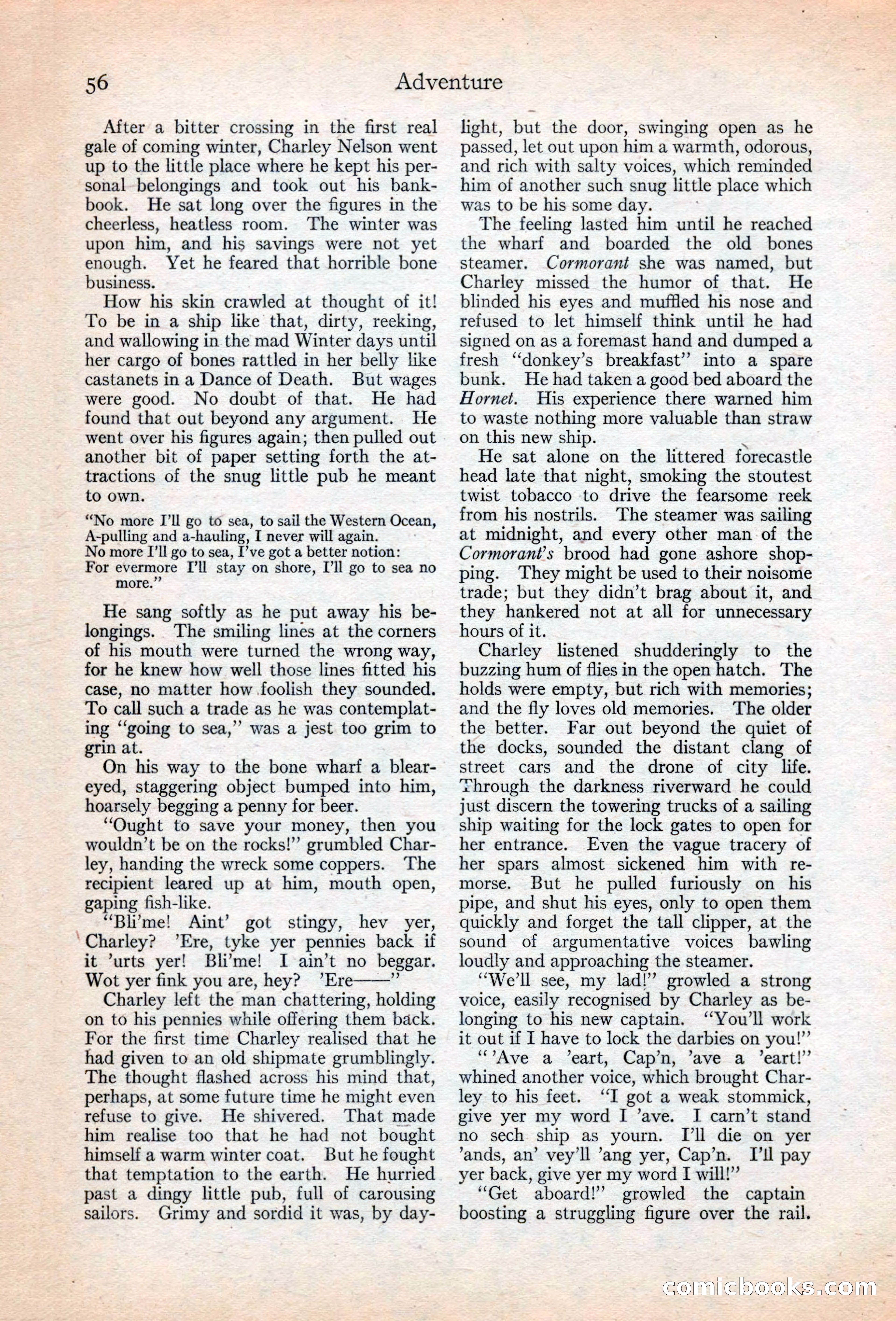 Adventure Magazine, May 20, 1925 — page 70 of 208