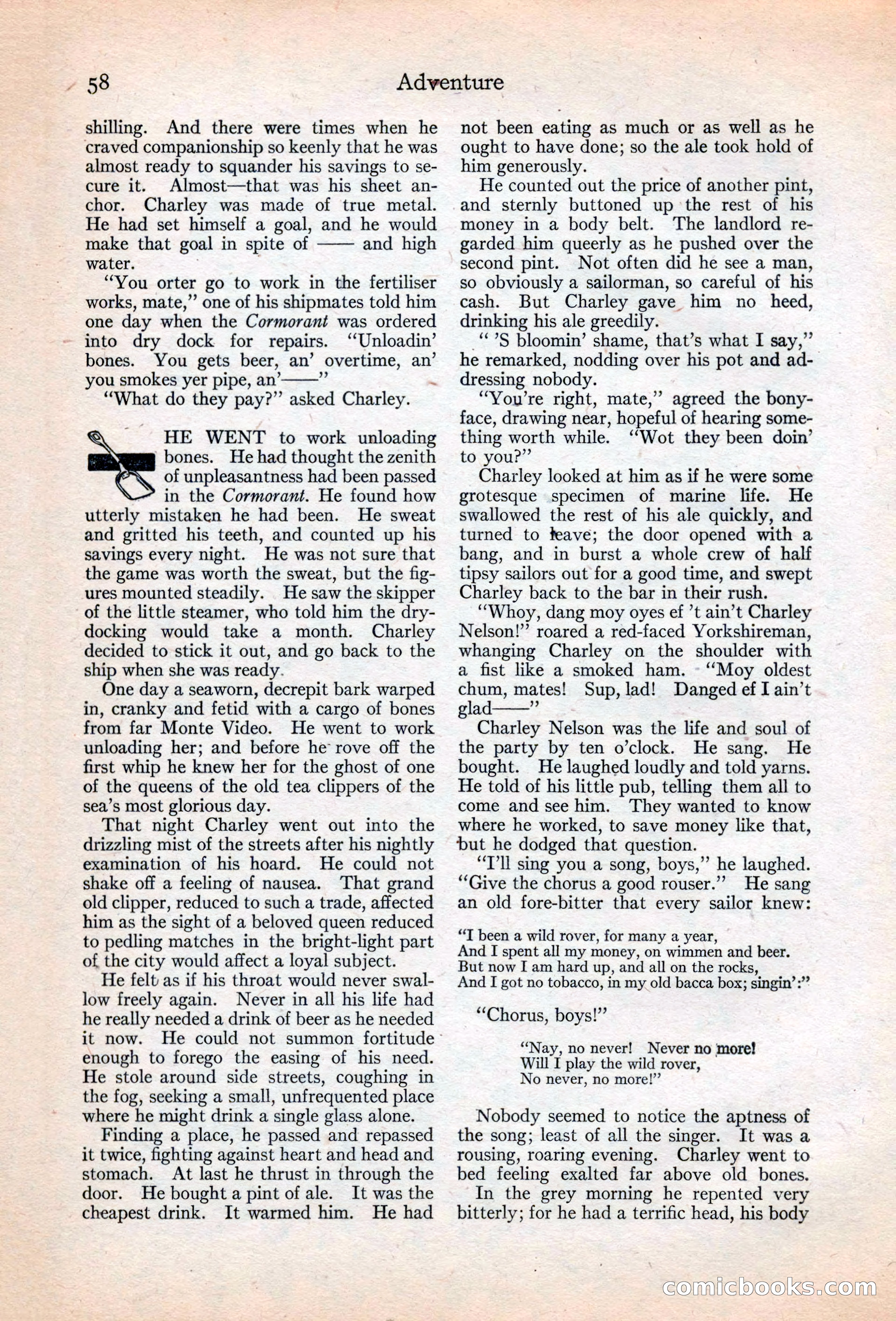 Adventure Magazine, May 20, 1925 — page 72 of 208