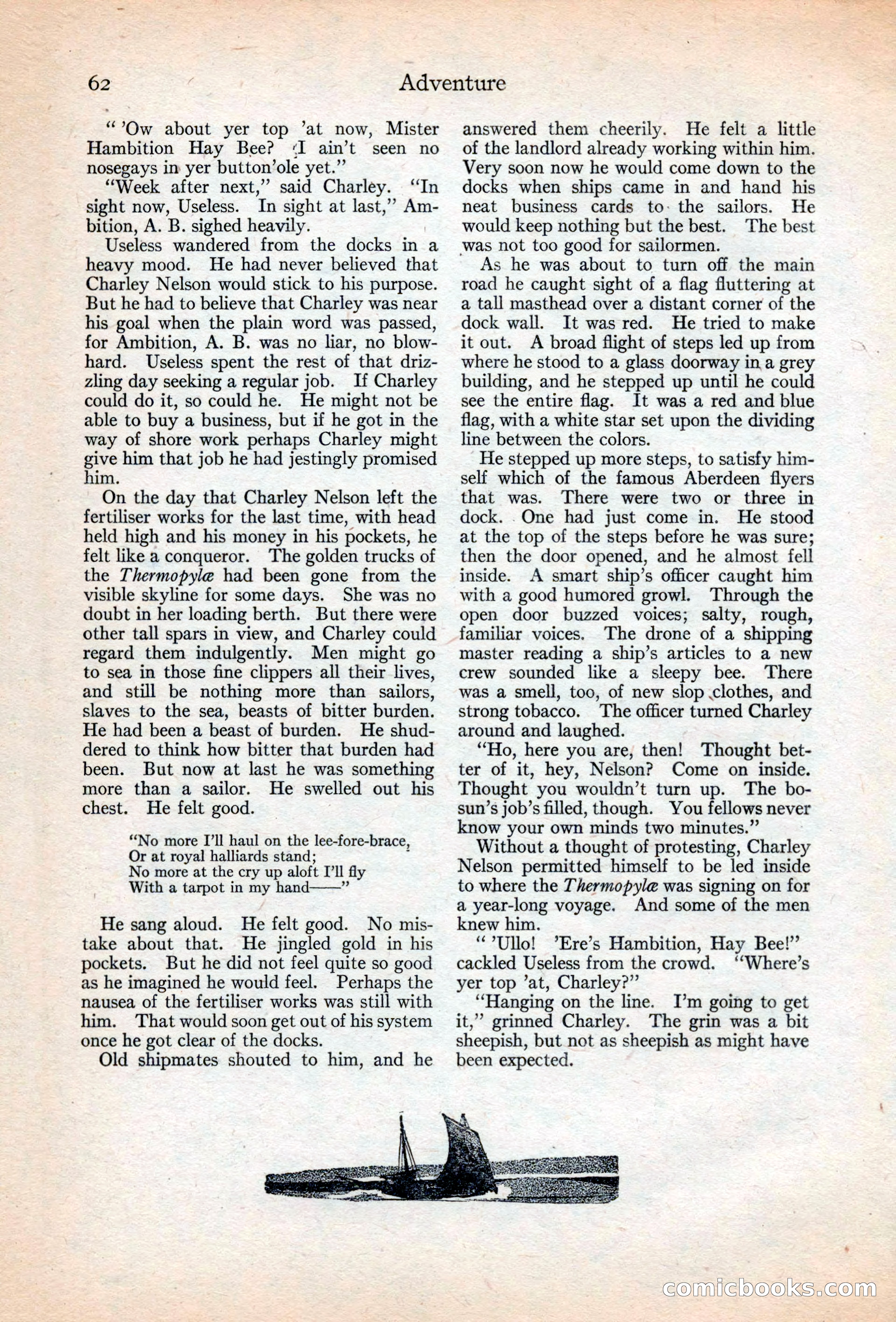 Adventure Magazine, May 20, 1925 — page 76 of 208