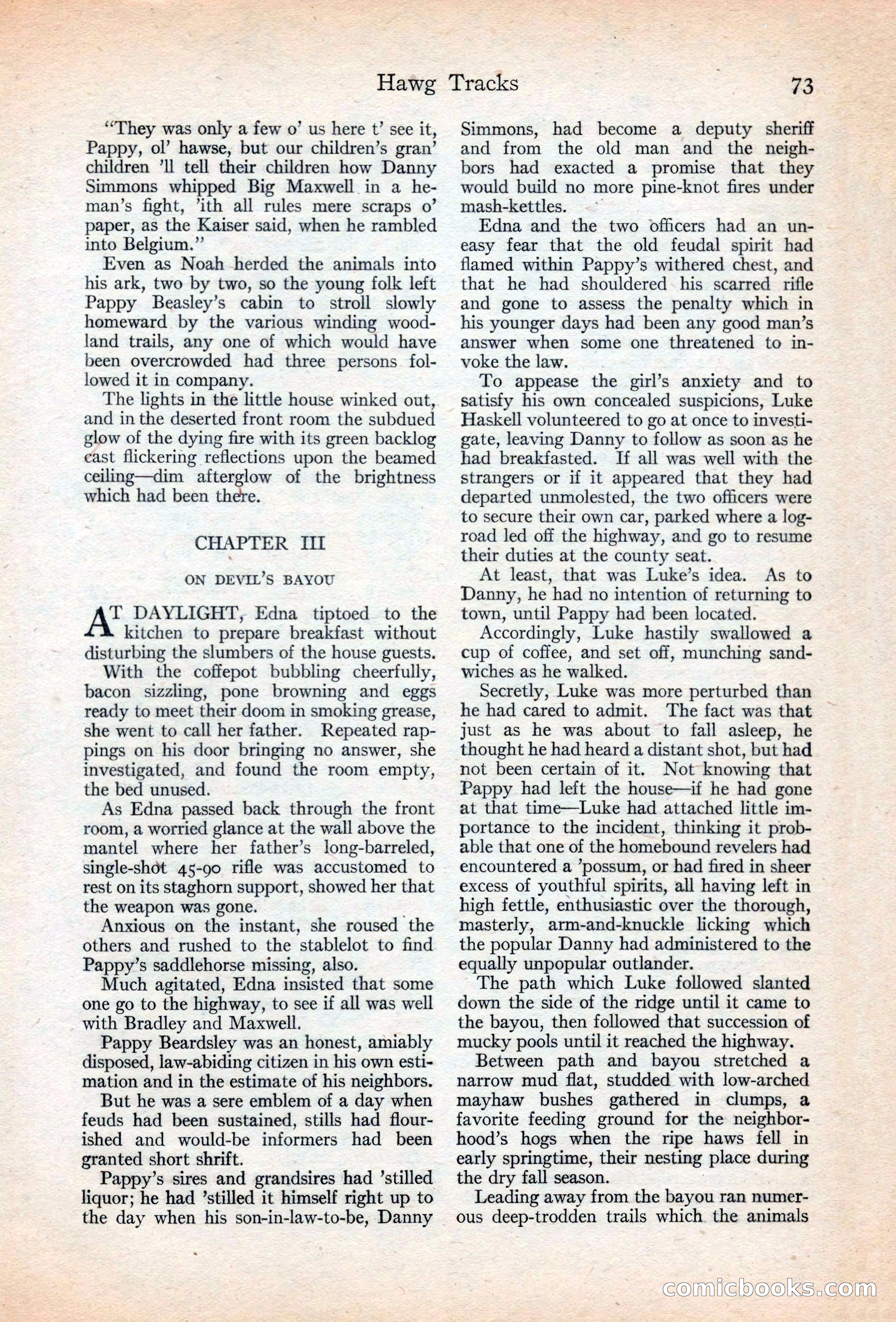 Adventure Magazine, May 20, 1925 — page 87 of 208
