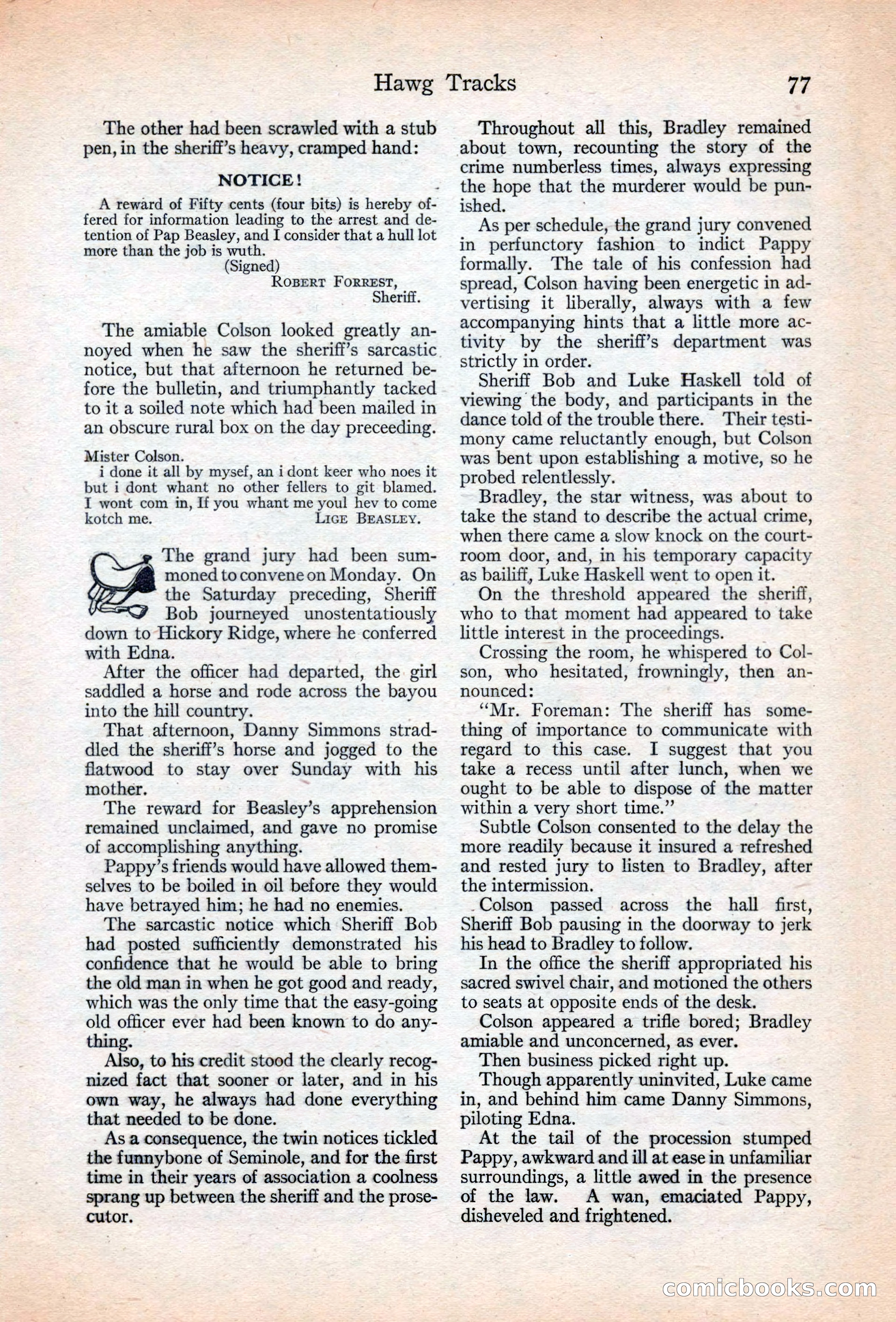 Adventure Magazine, May 20, 1925 — page 91 of 208